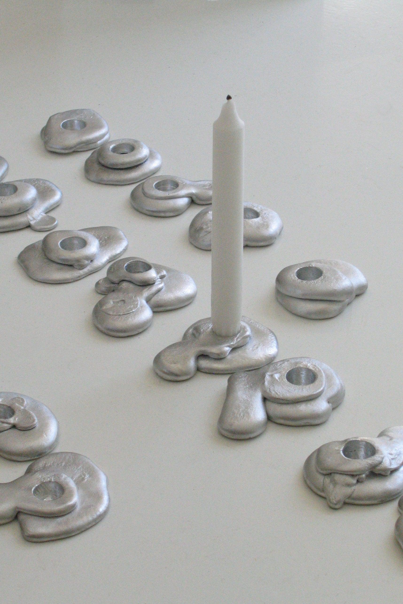 Aluminium candle holder medium n8-Alfred Sahlén-[interior]-[design]-KIOSK48TH