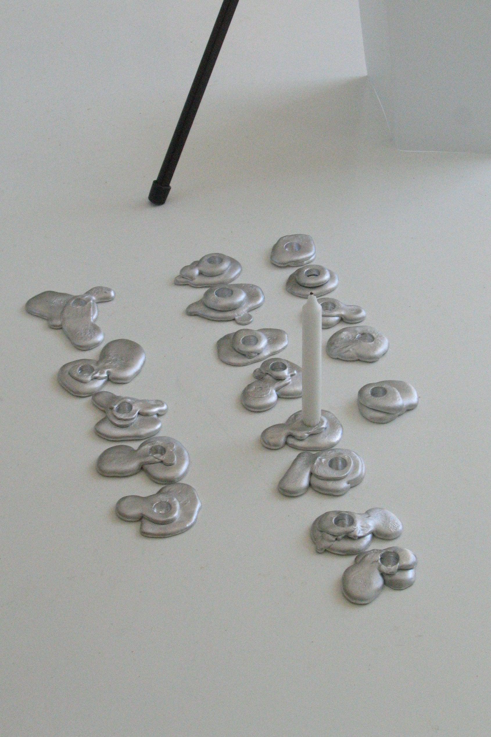 Aluminium candle holder small n1-Alfred Sahlén-[interior]-[design]-KIOSK48TH