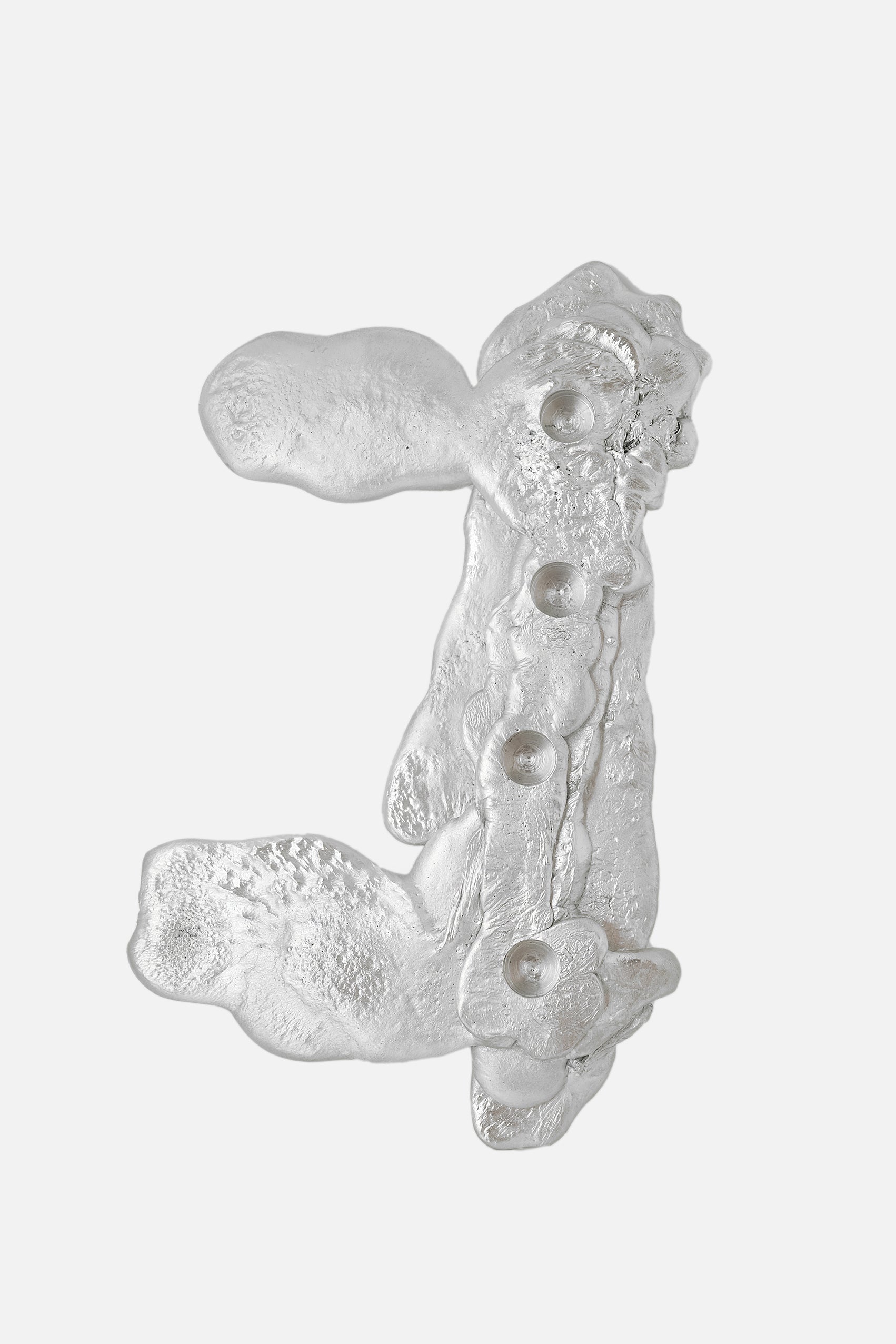 Aluminium four candle holder n2-Alfred Sahlén-KIOSK48TH