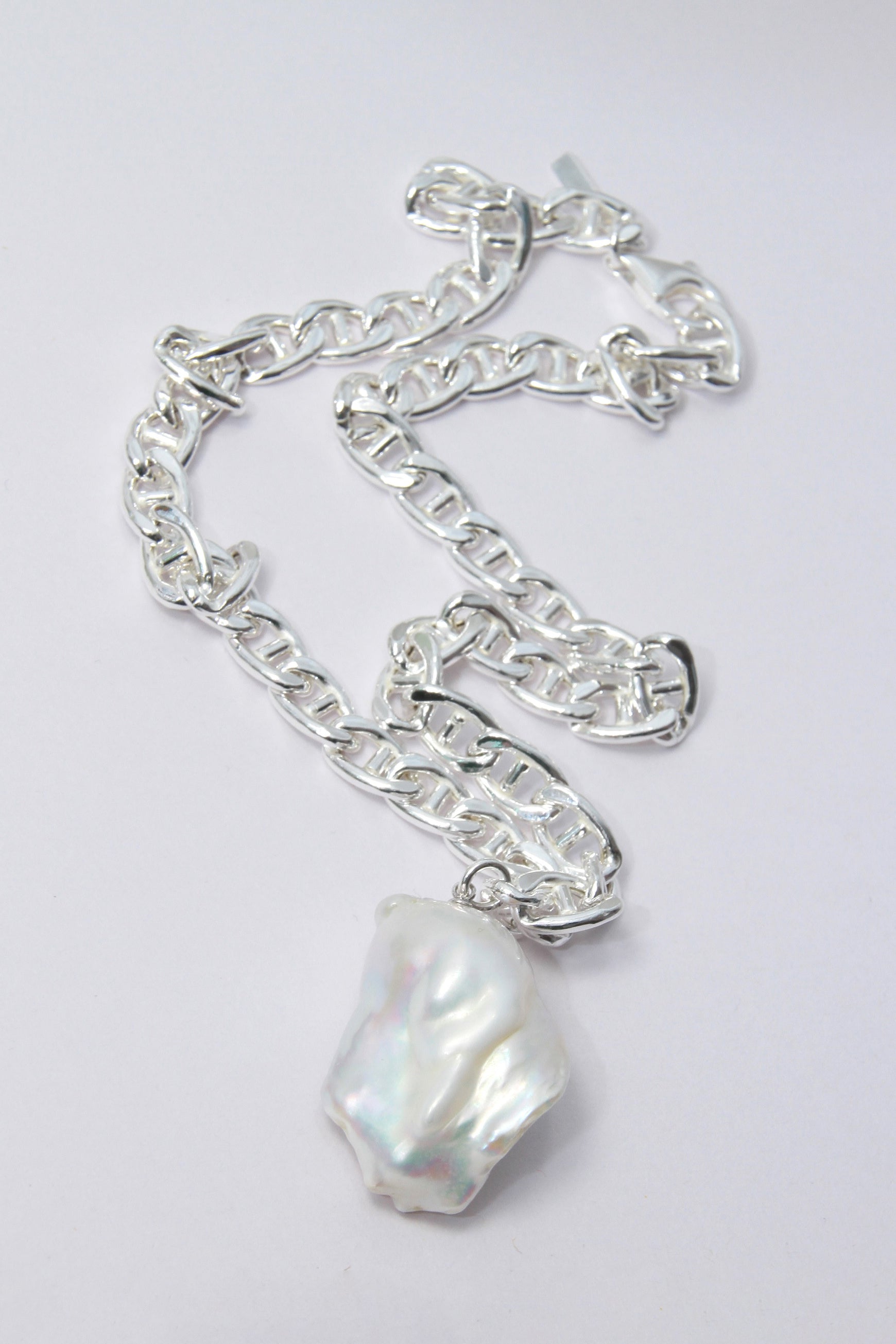 Baroque Pearl Necklace-Prawn-KIOSK48TH