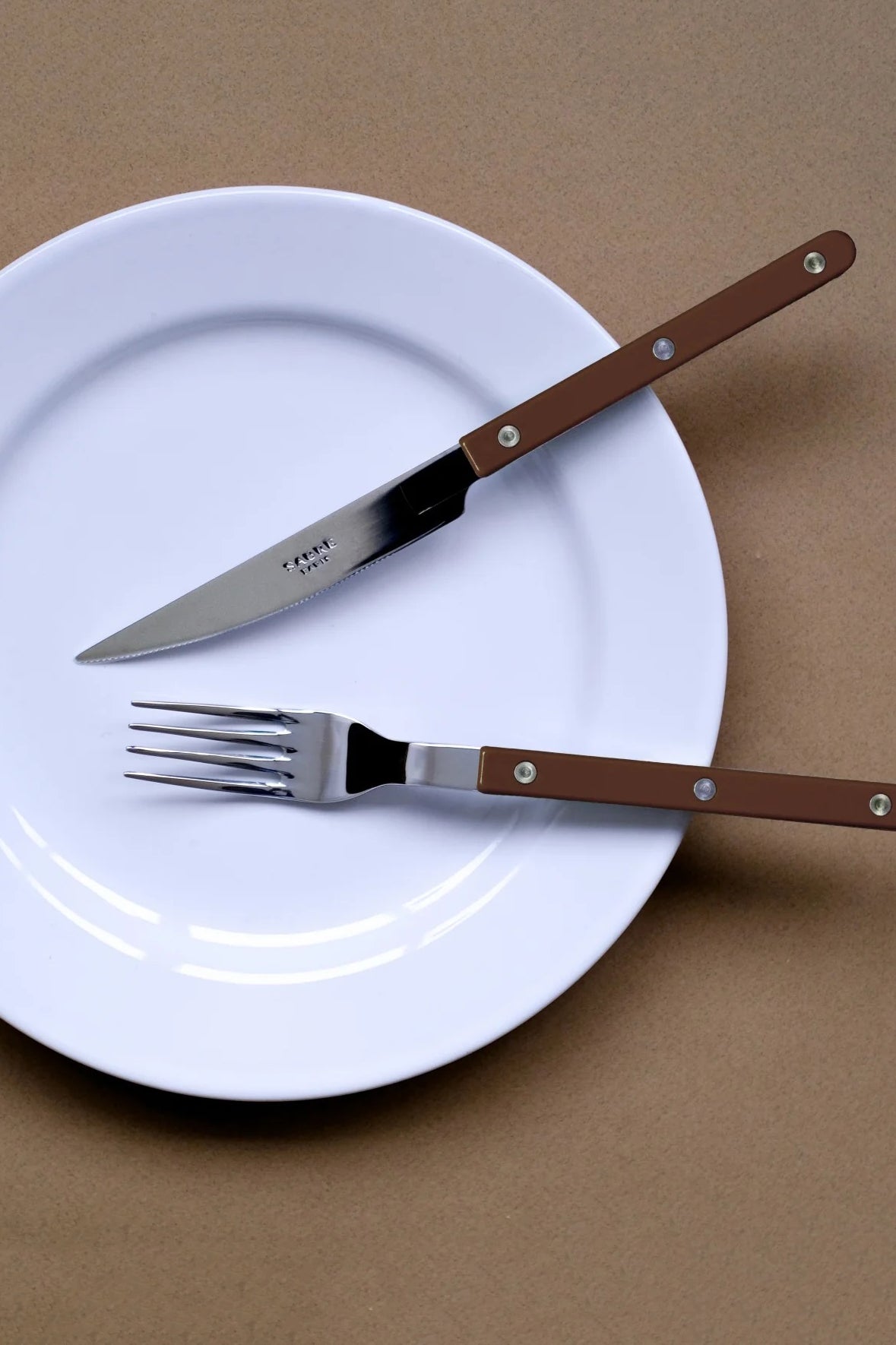Bistrot cutlery brown chololat-Sabre Paris-KIOSK48TH