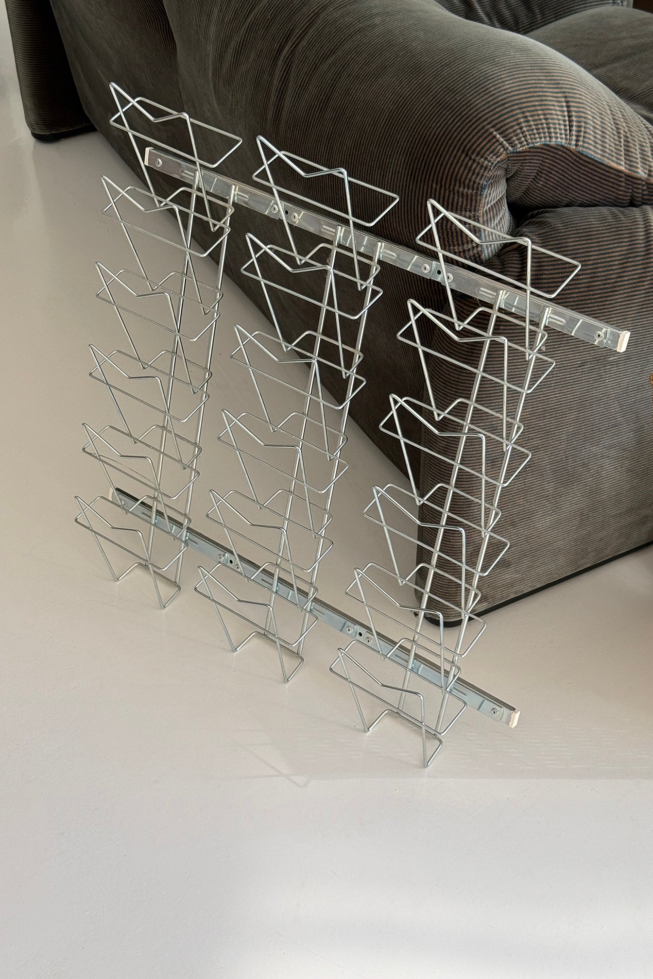 Chrome Magazine Rack-Vintage-KIOSK48TH