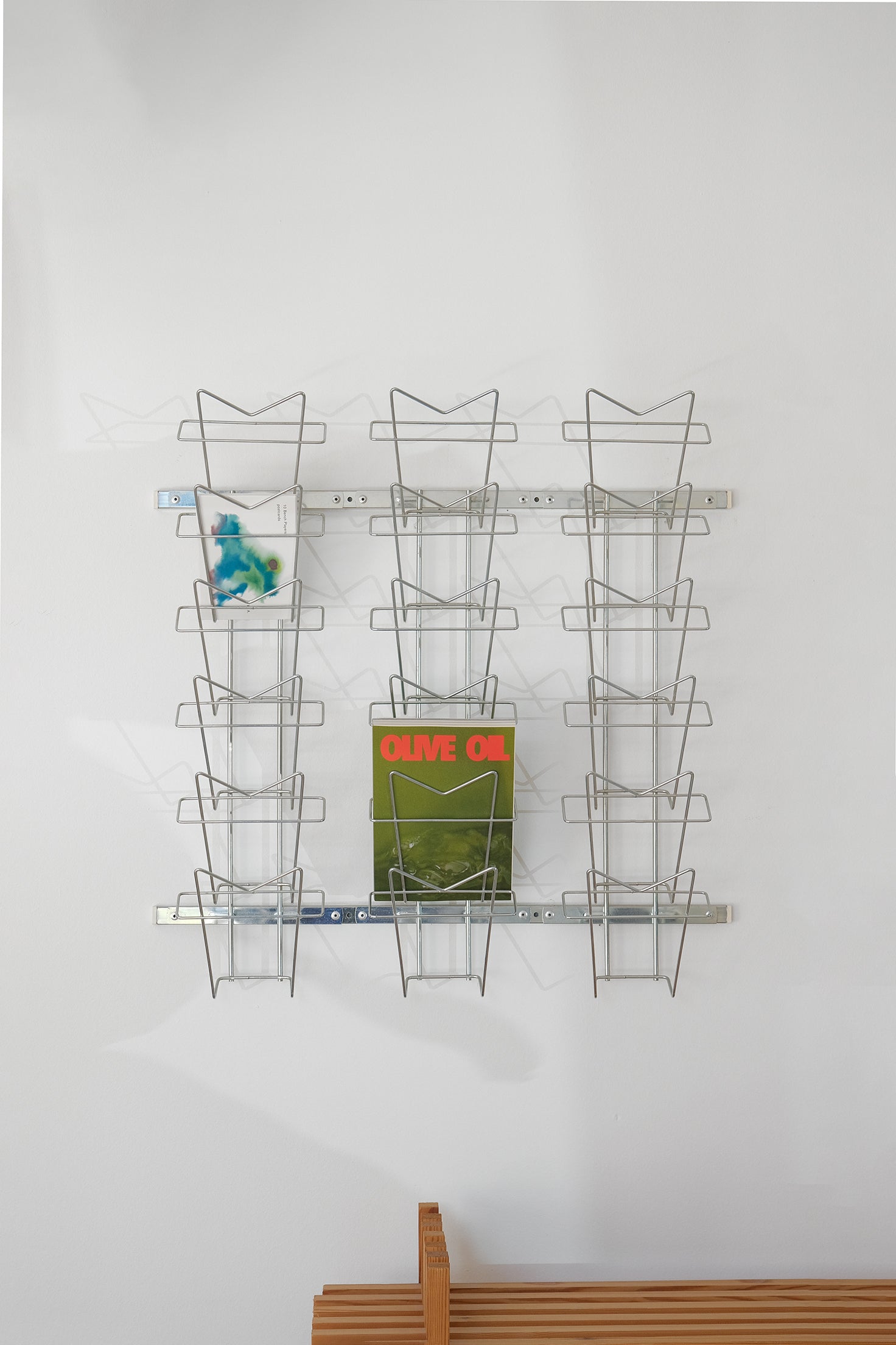 Chrome Magazine Rack-Vintage-KIOSK48TH