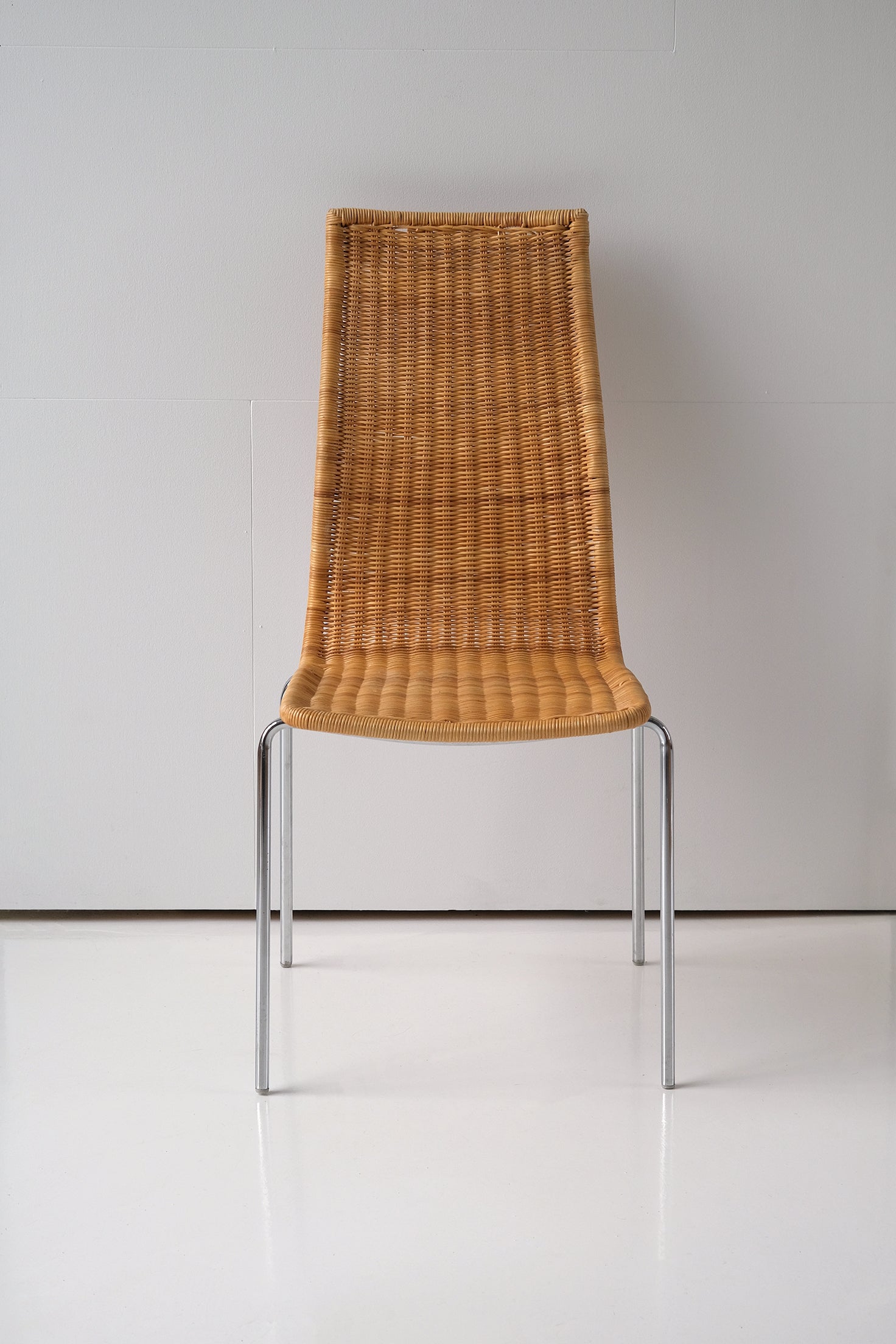 Curved Cane Chair-Vintage-KIOSK48TH