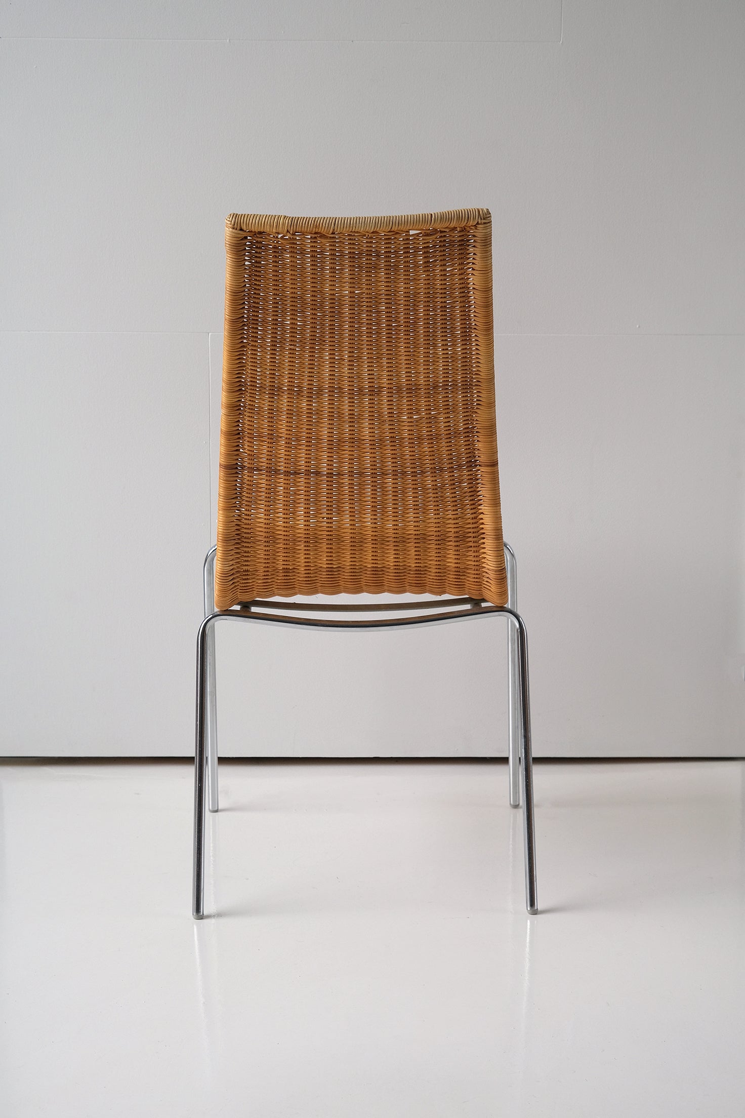 Curved Cane Chair-Vintage-KIOSK48TH