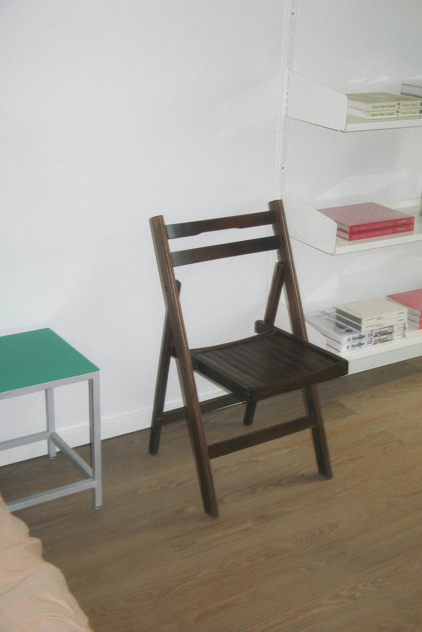 Dark Folding Chair-Vintage-KIOSK48TH