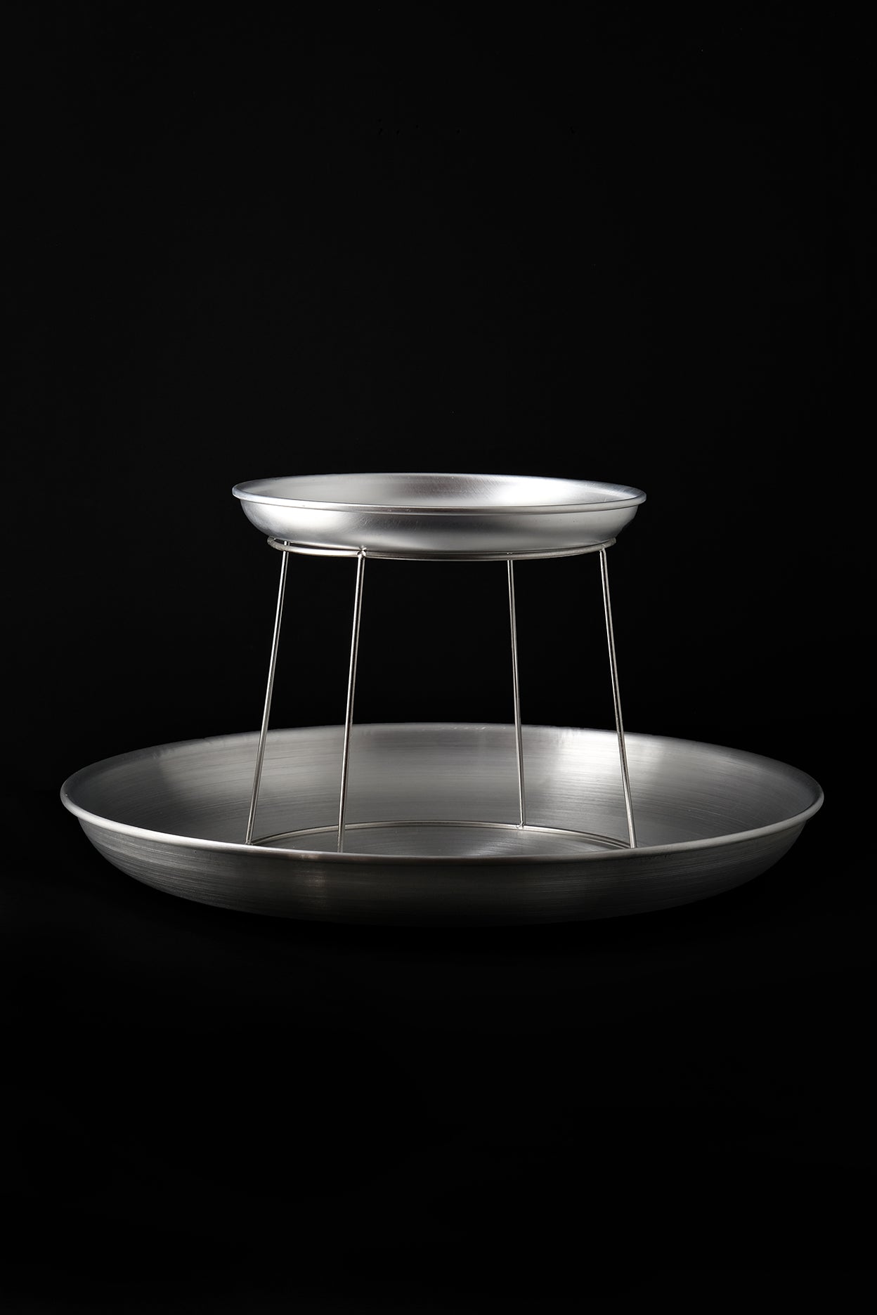 Double Layer Serving Tray-Inox-KIOSK48TH