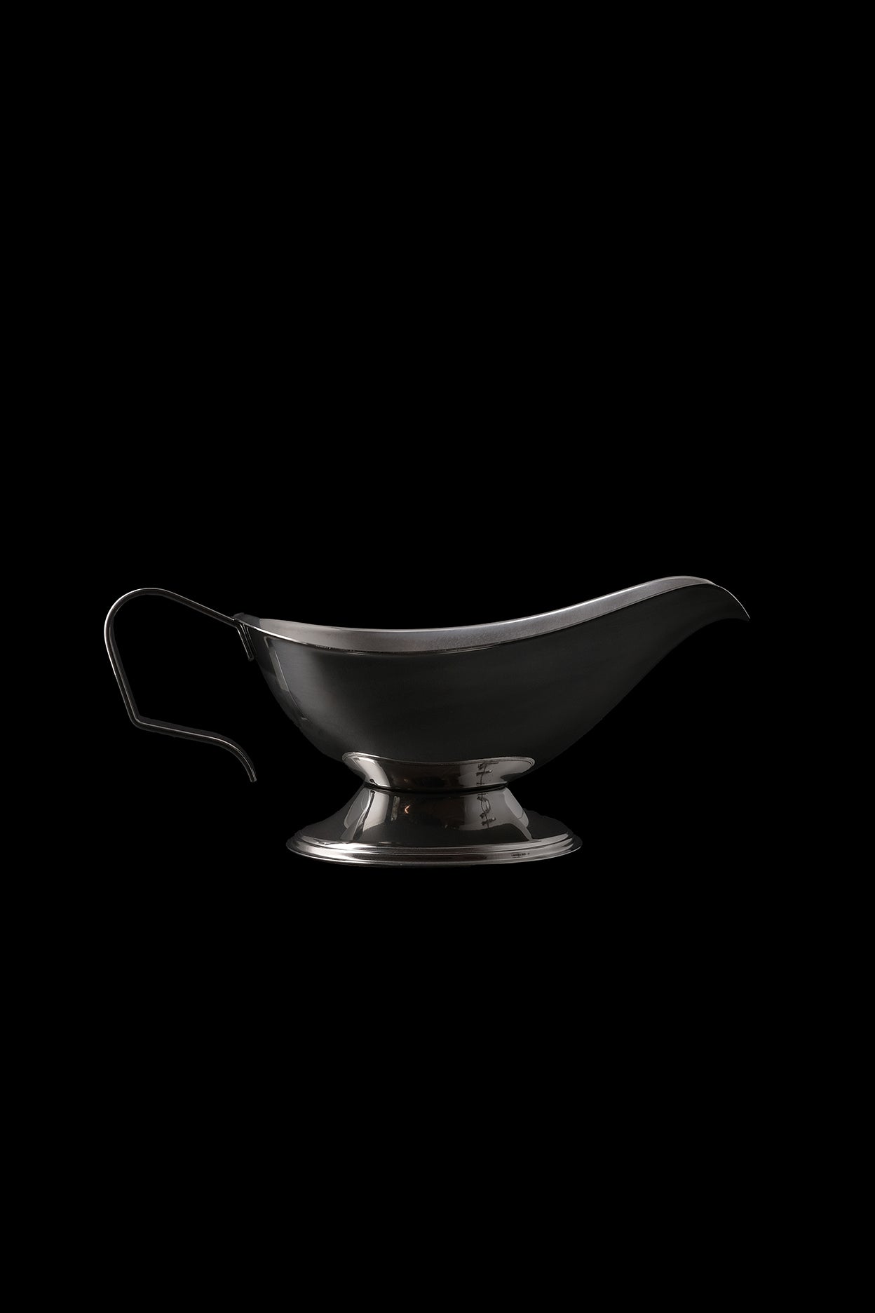 Footed Sauce Boat-Inox-KIOSK48TH