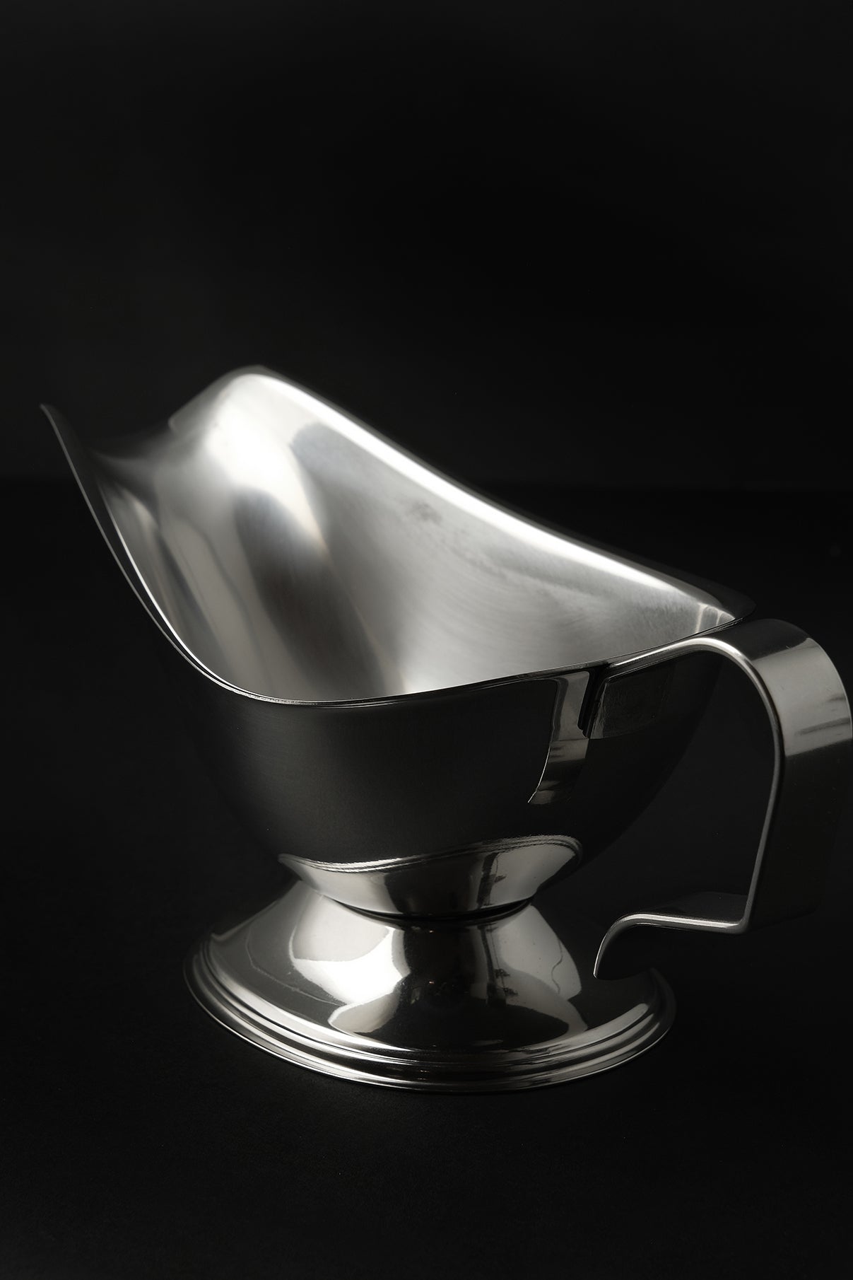 Footed Sauce Boat-Inox-KIOSK48TH