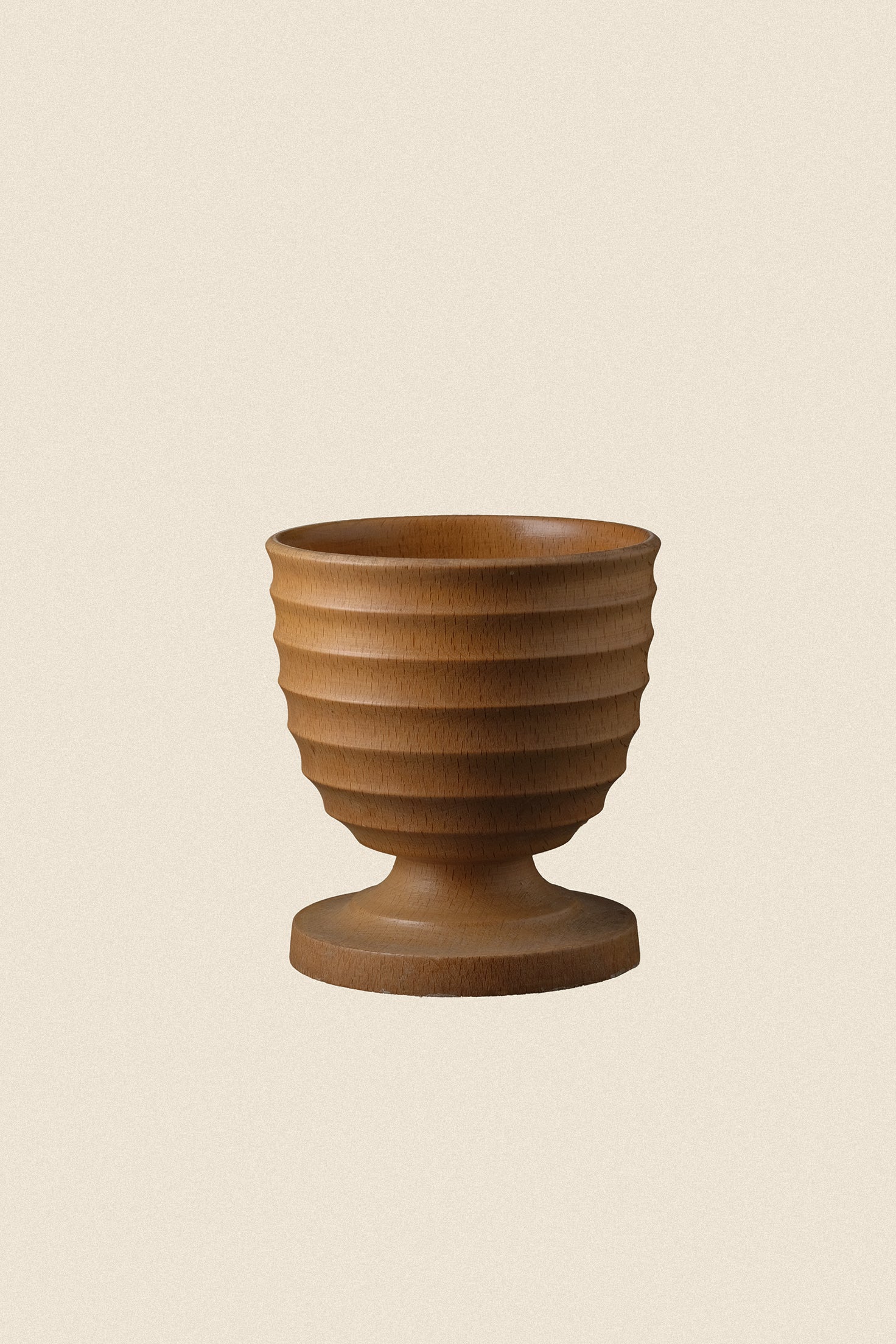 Footed Wood Cup-Vintage-KIOSK48TH