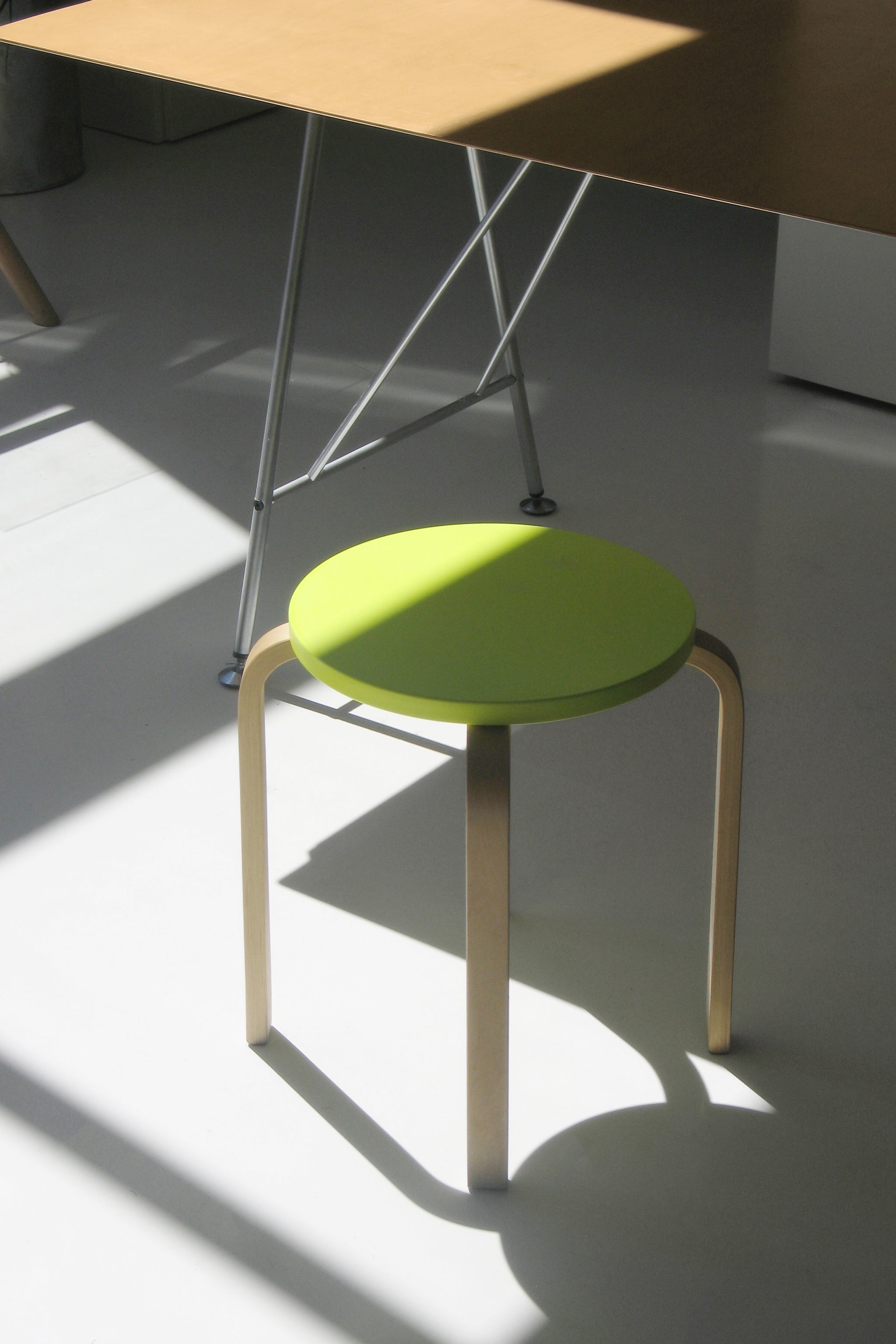 Frosta Stool Neon Yellow-Vintage-KIOSK48TH