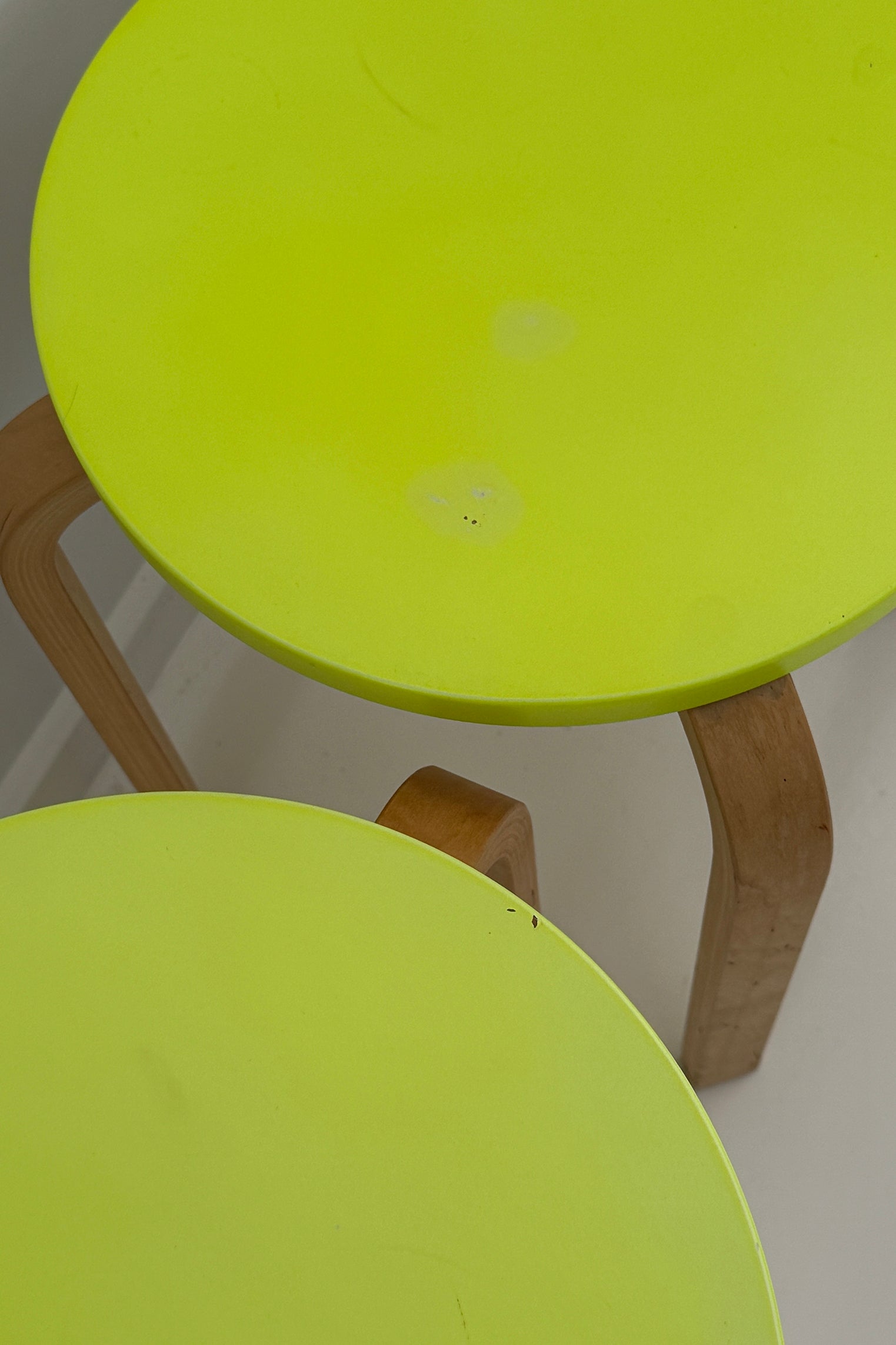 Frosta Stool Neon Yellow-Vintage-KIOSK48TH