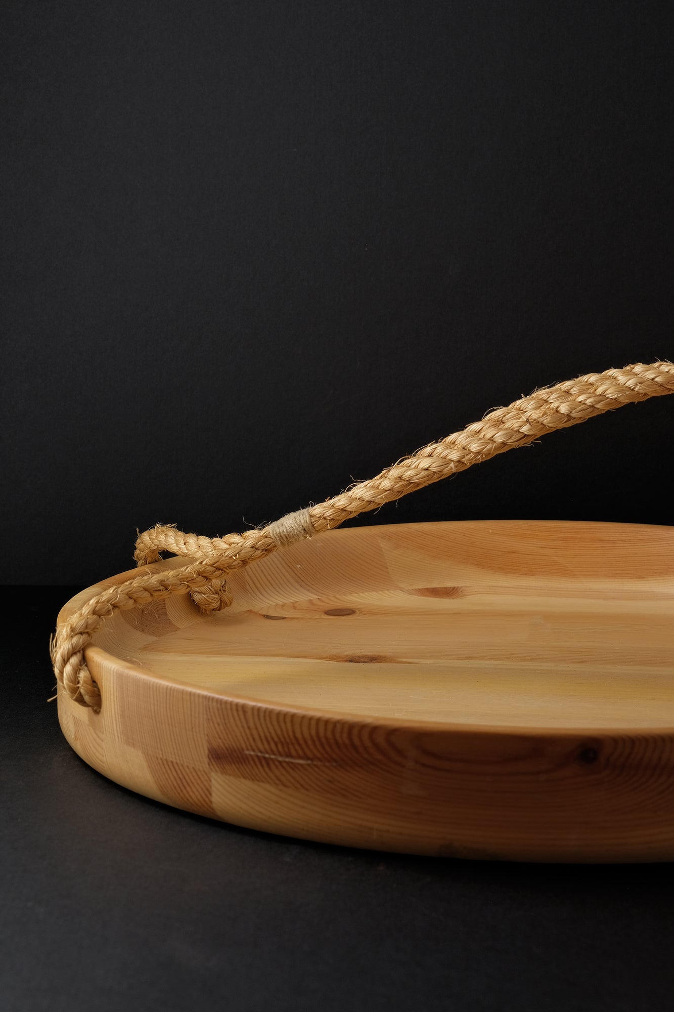 Handled Pine Tray-Vintage-KIOSK48TH