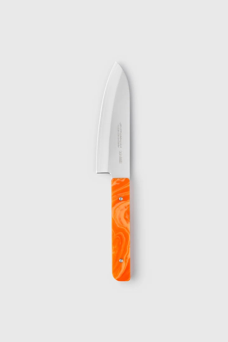 Baby Santoku Knife Tangerine