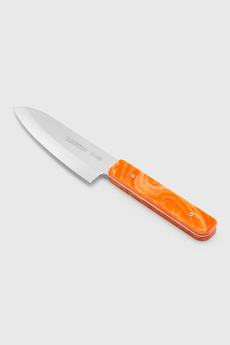 Baby Santoku Knife Tangerine