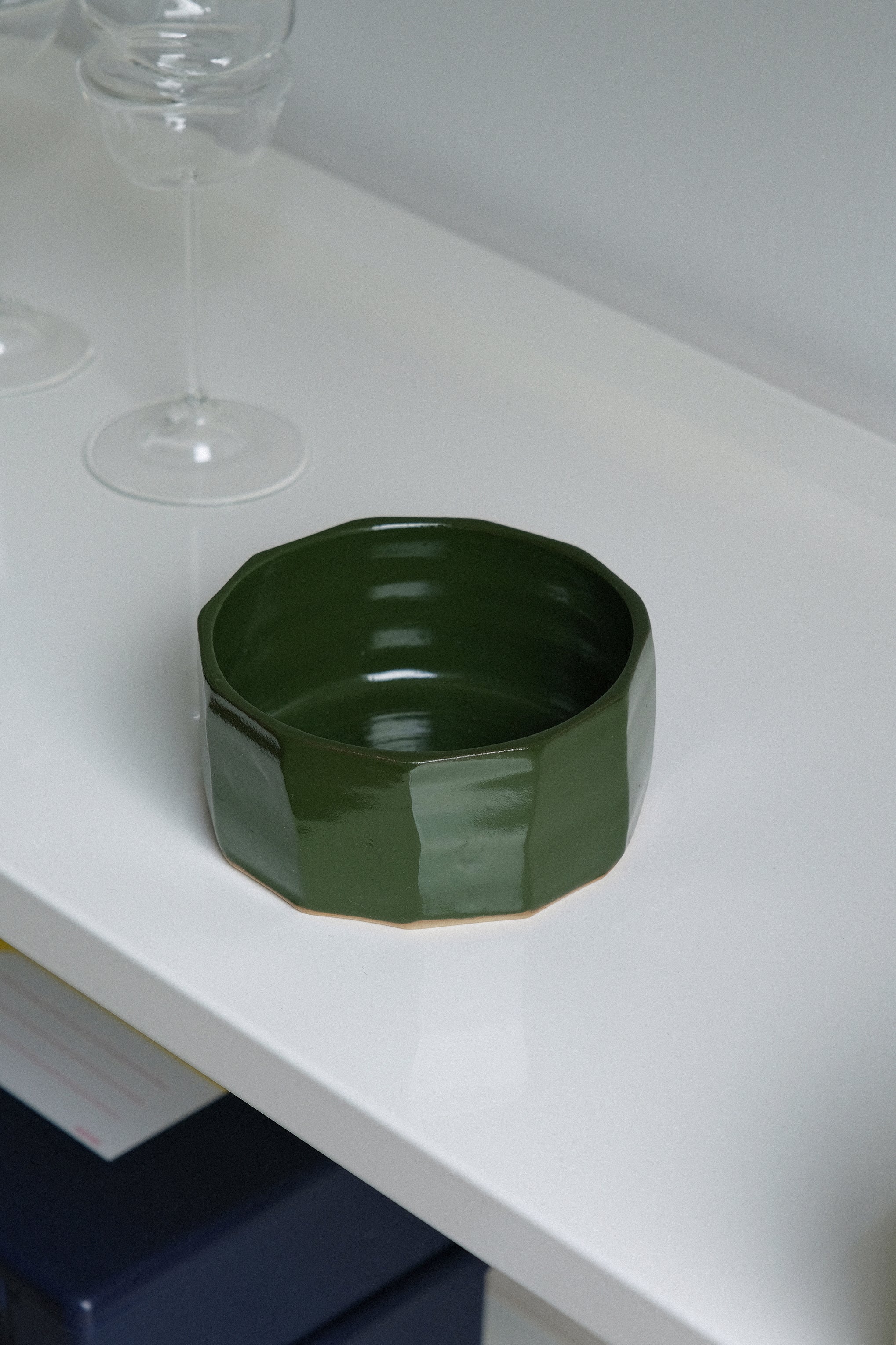 Trim Bowl green glossy-KIOSK48TH+Katrine Würtz-KIOSK48TH