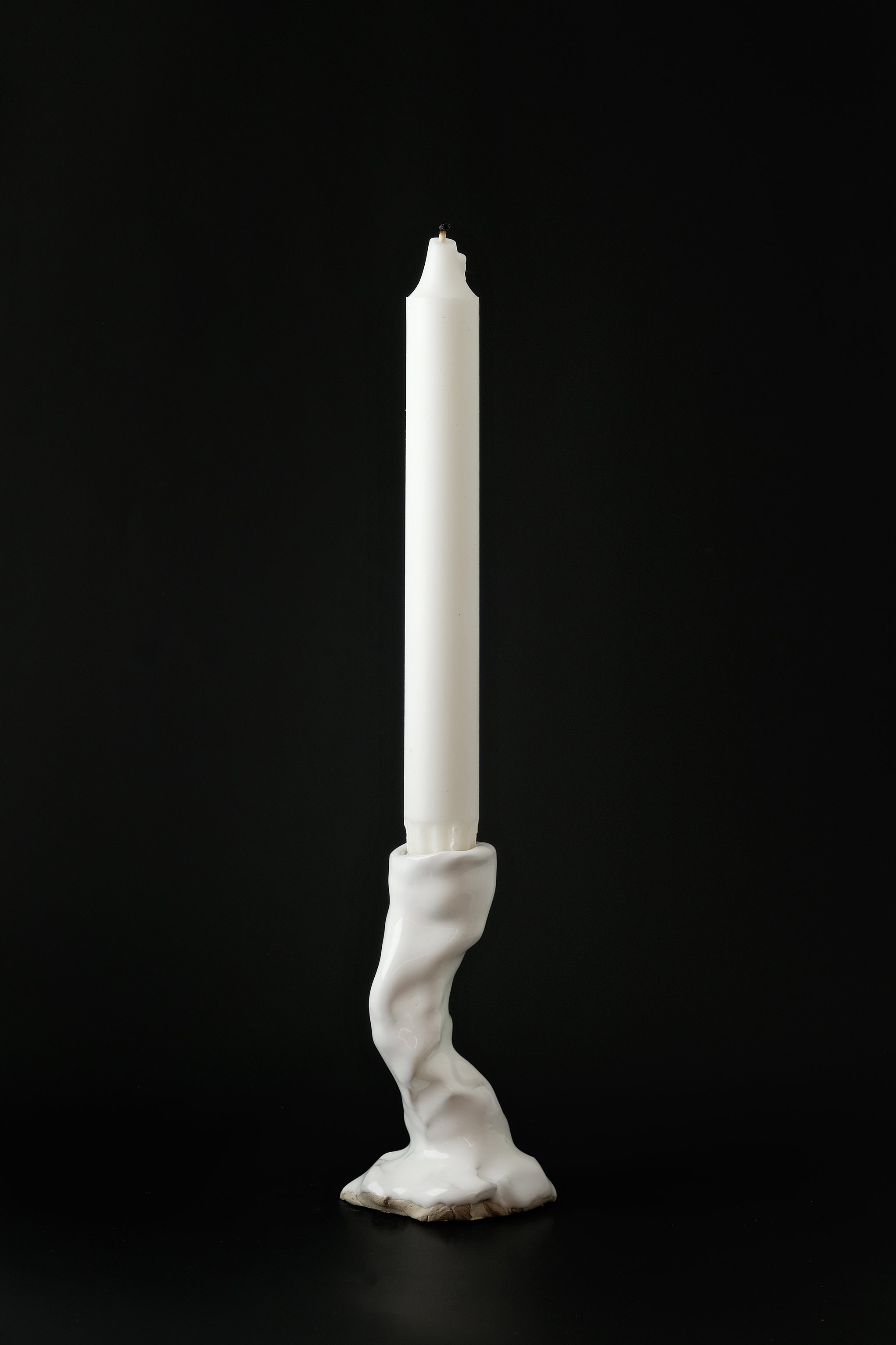 The candle holder - M - white-Emilie Holm-KIOSK48TH