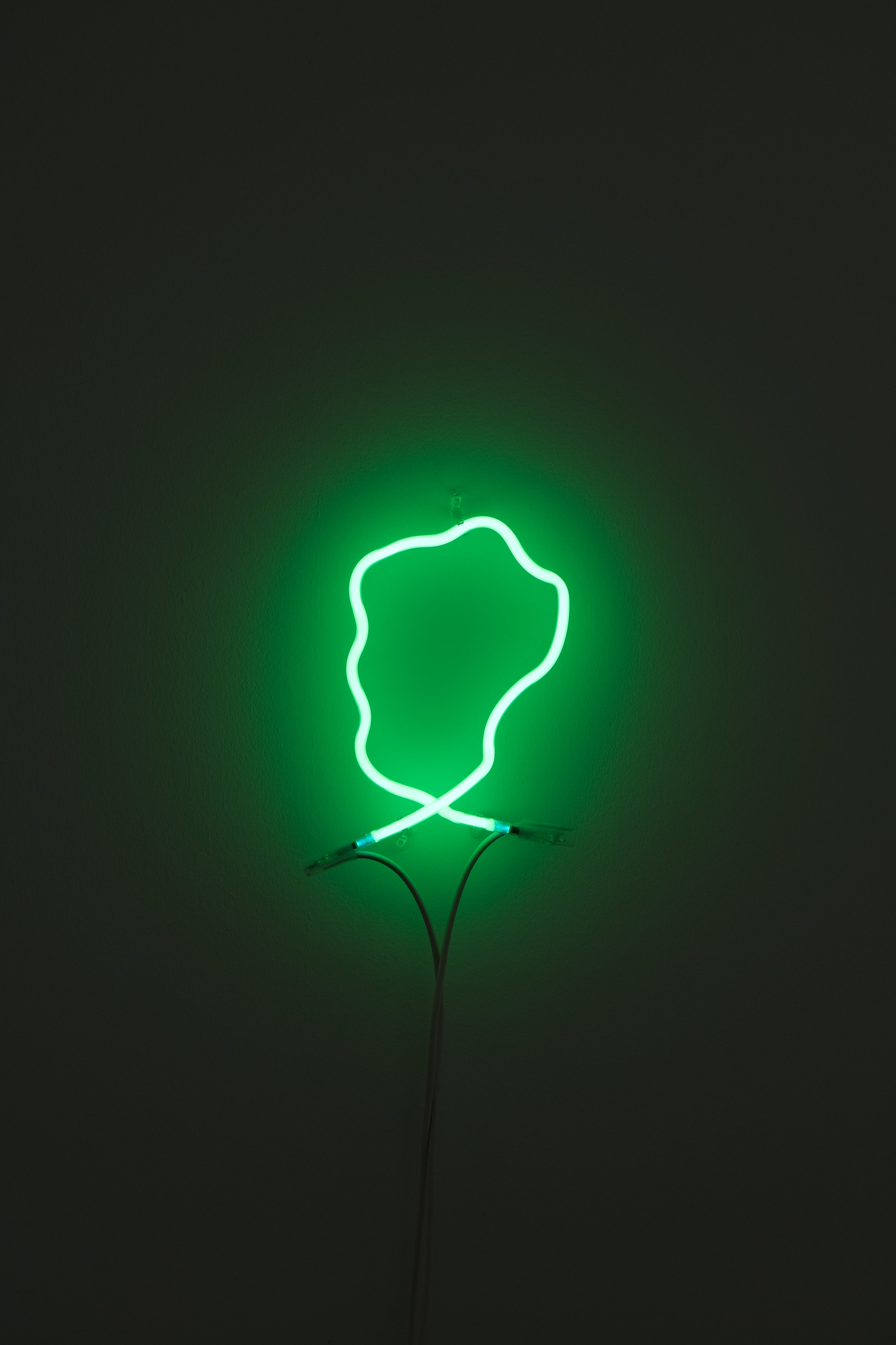 Neon wall lamp green-Josefin Eklund-KIOSK48TH
