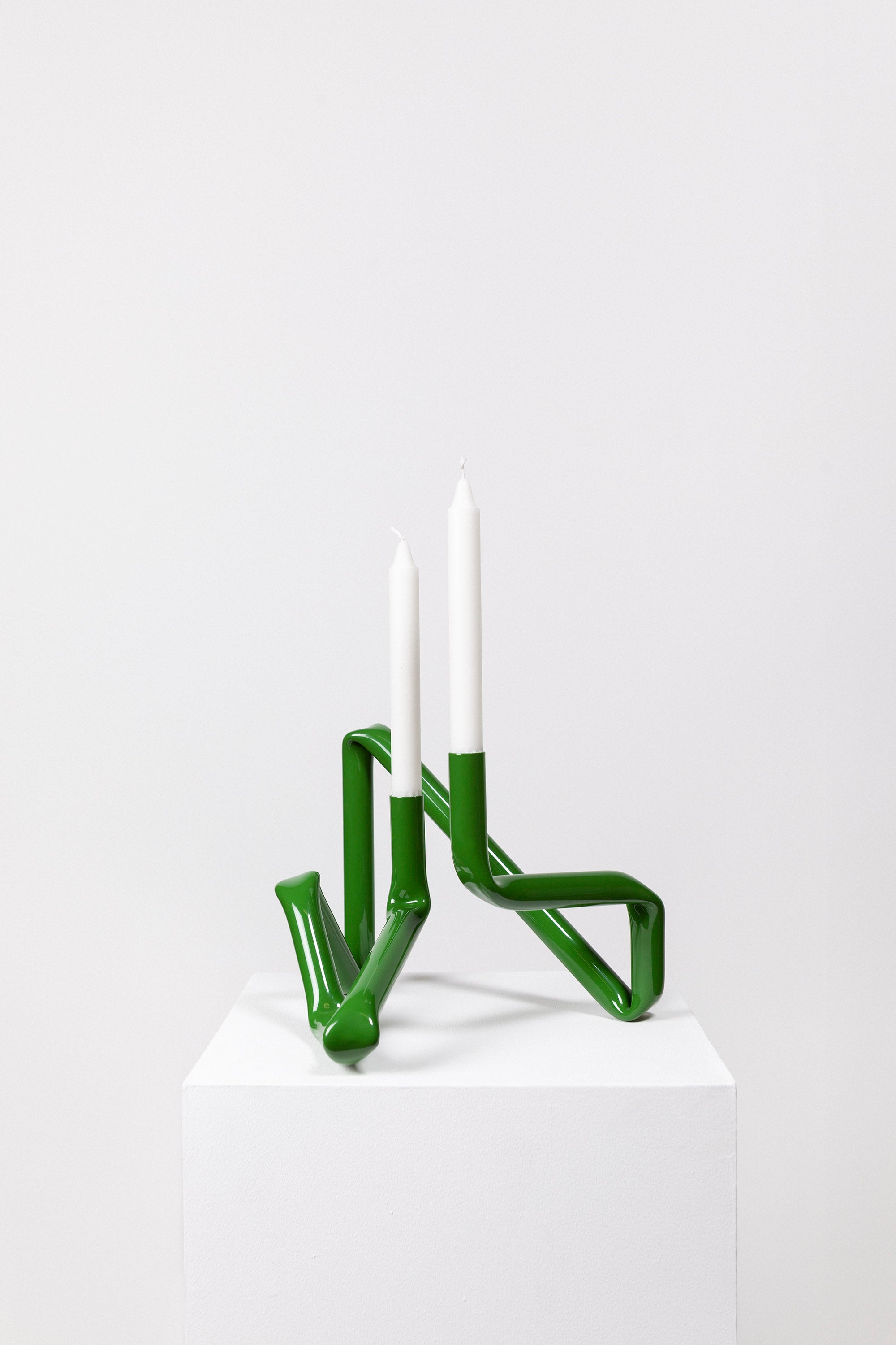 Bucatini candle holder green-(a.o.t.)-KIOSK48TH