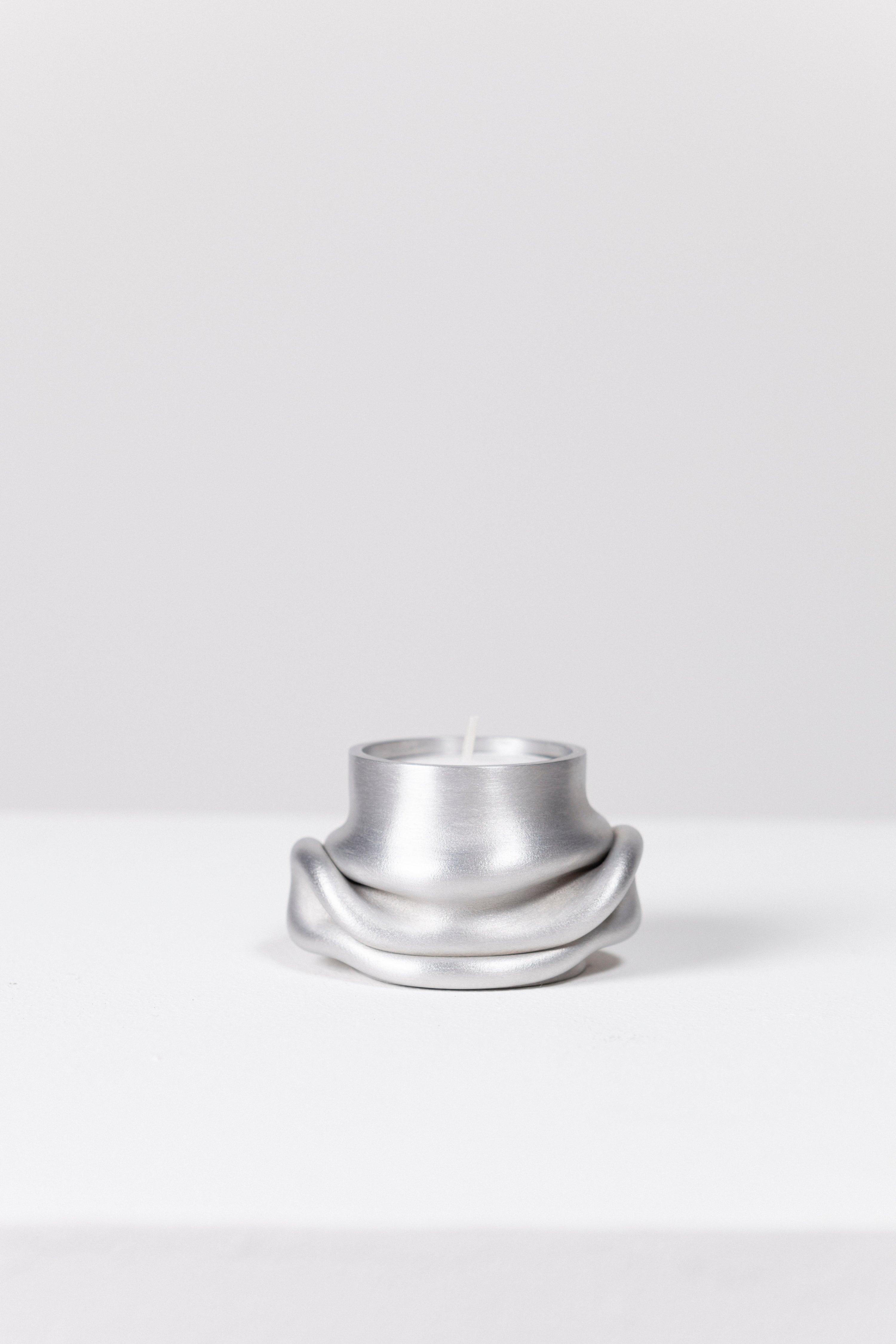 Mondo tea light holder aluminium-(a.o.t.)-KIOSK48TH