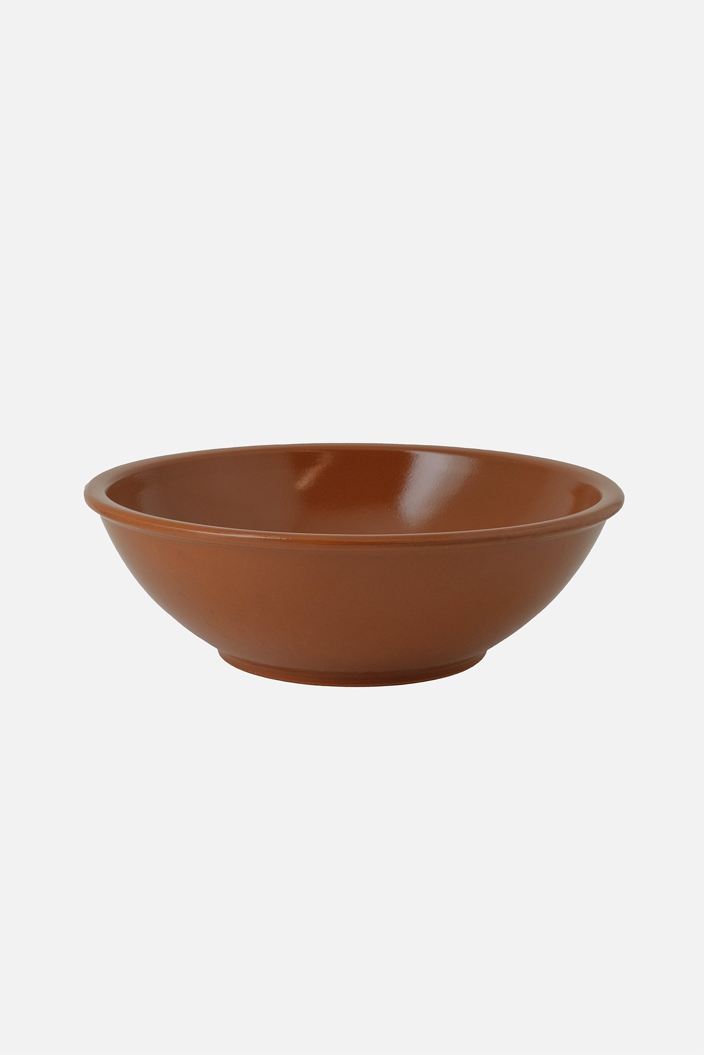 Mud terracotta deep plate-KIOSK48TH-KIOSK48TH