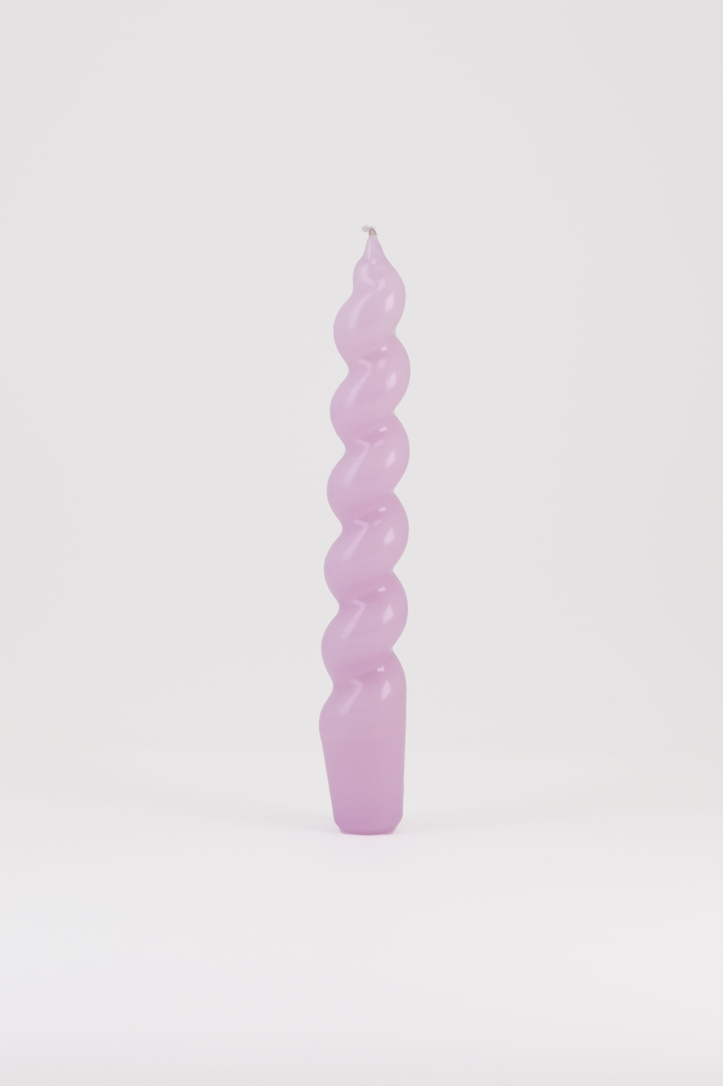 2 x spiral candle lilac-Cereria-KIOSK48TH