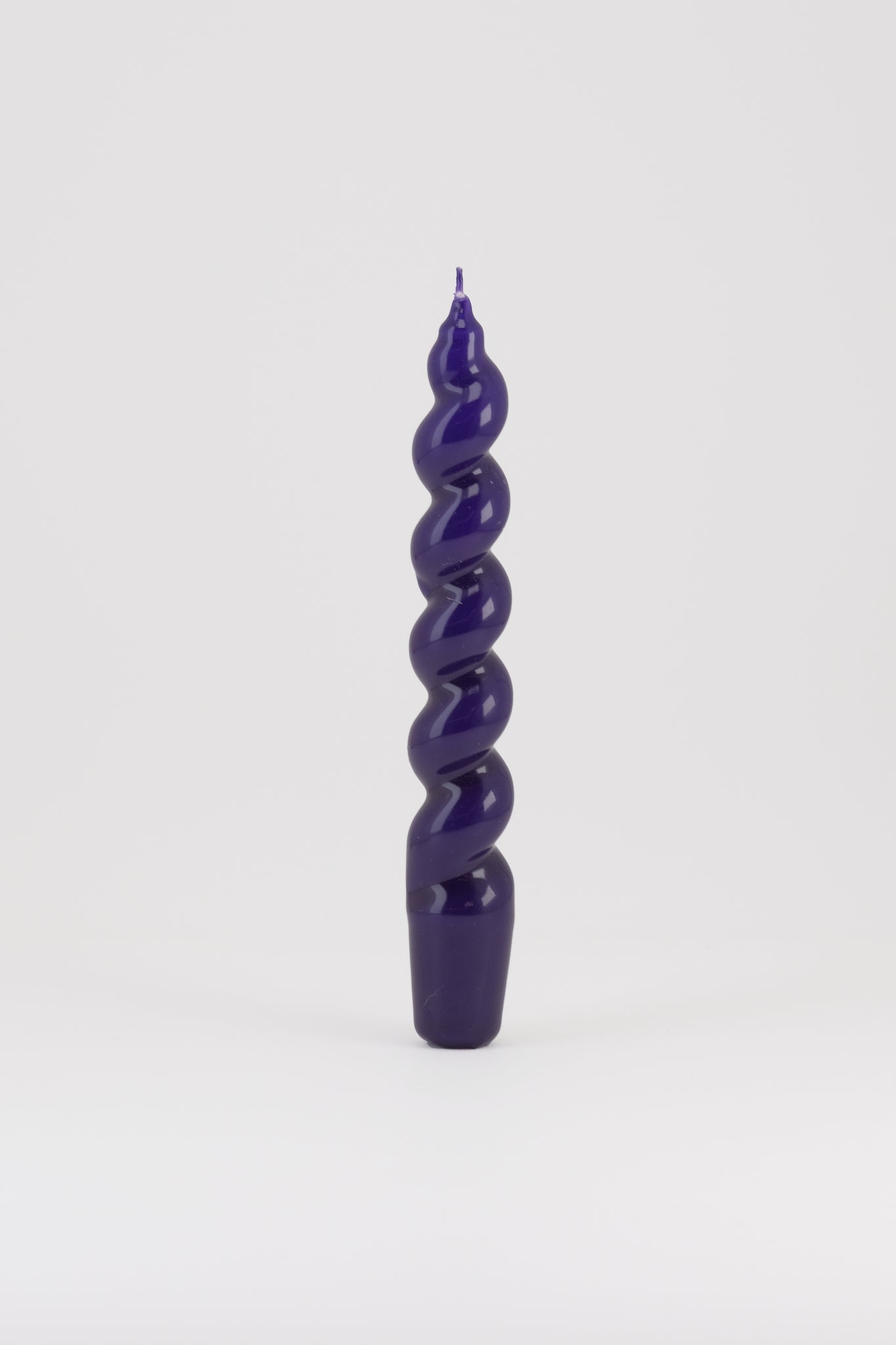 2 x spiral candle purple-Cereria-KIOSK48TH