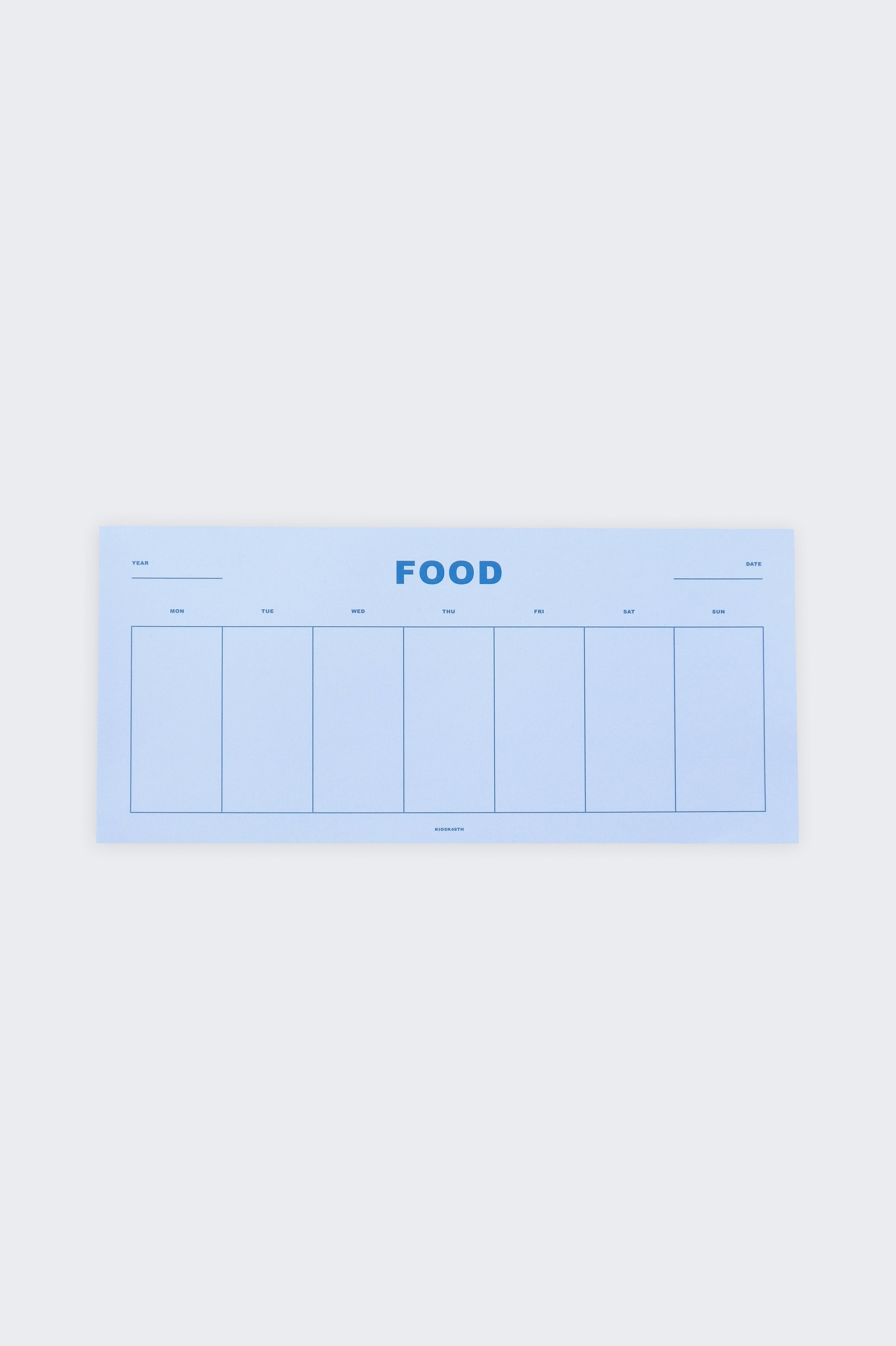 Food planner - light blue-KIOSK48TH-[interior]-[design]-KIOSK48TH