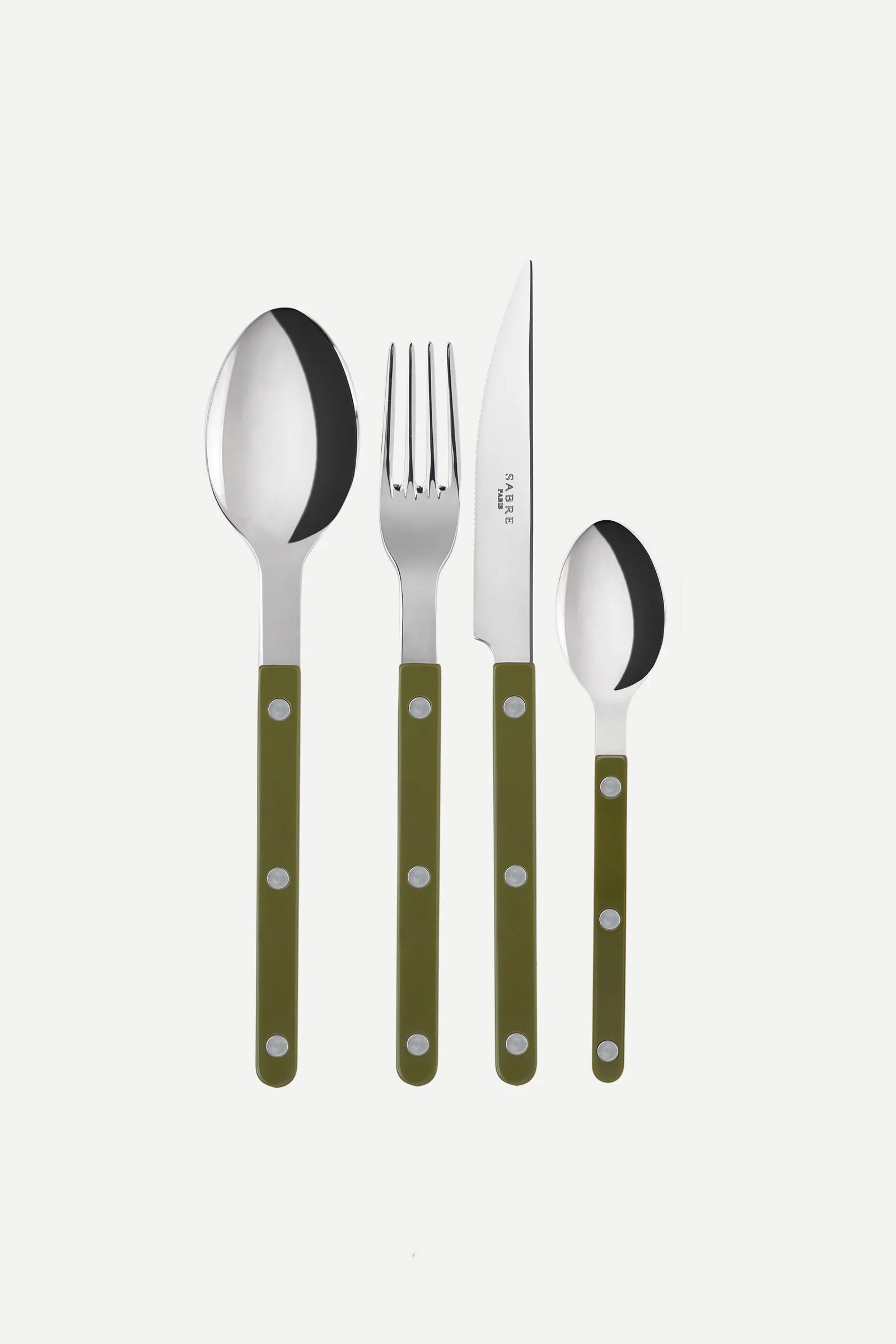 Bistrot cutlery green fern-Sabre Paris-KIOSK48TH