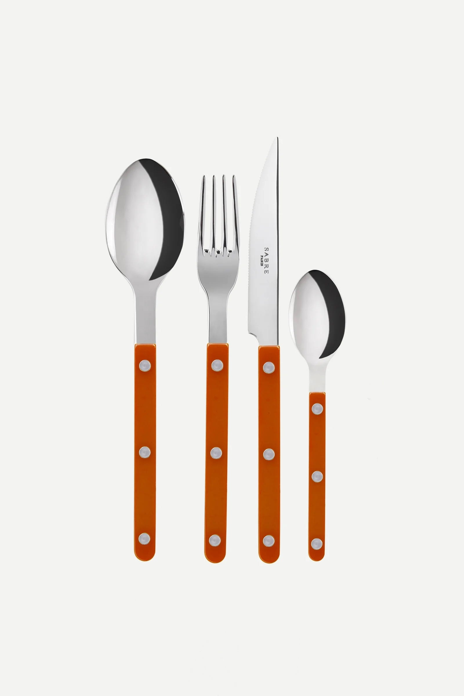 Bistrot cutlery orange-Sabre Paris-KIOSK48TH