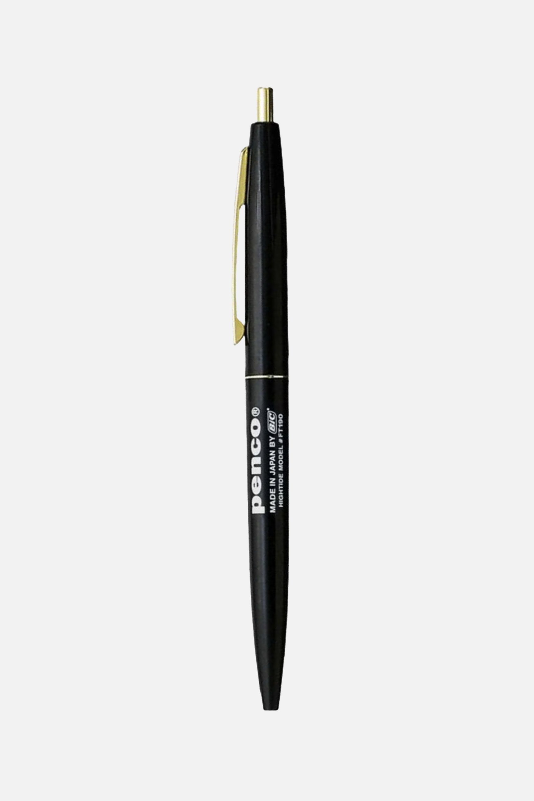 Knock Ballpoint Pen Black-Penco-KIOSK48TH