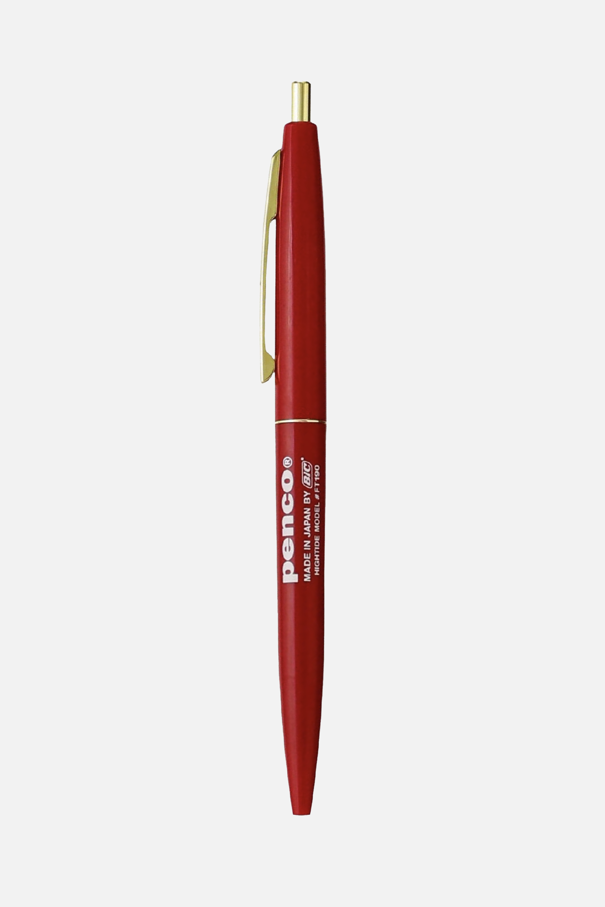 Knock Ballpoint Pen Red-Penco-KIOSK48TH