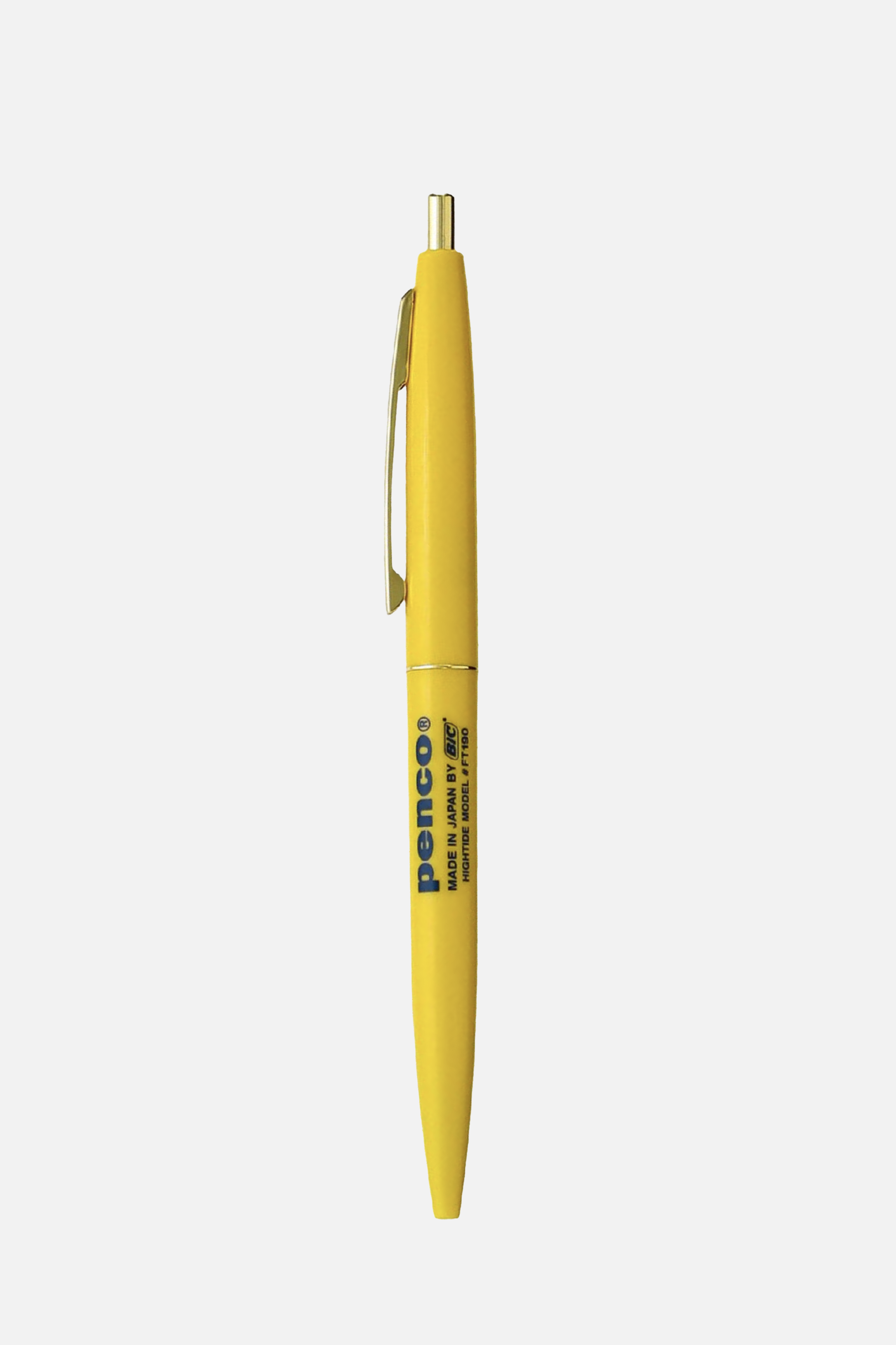 Knock Ballpoint Pen Yellow-Penco-KIOSK48TH