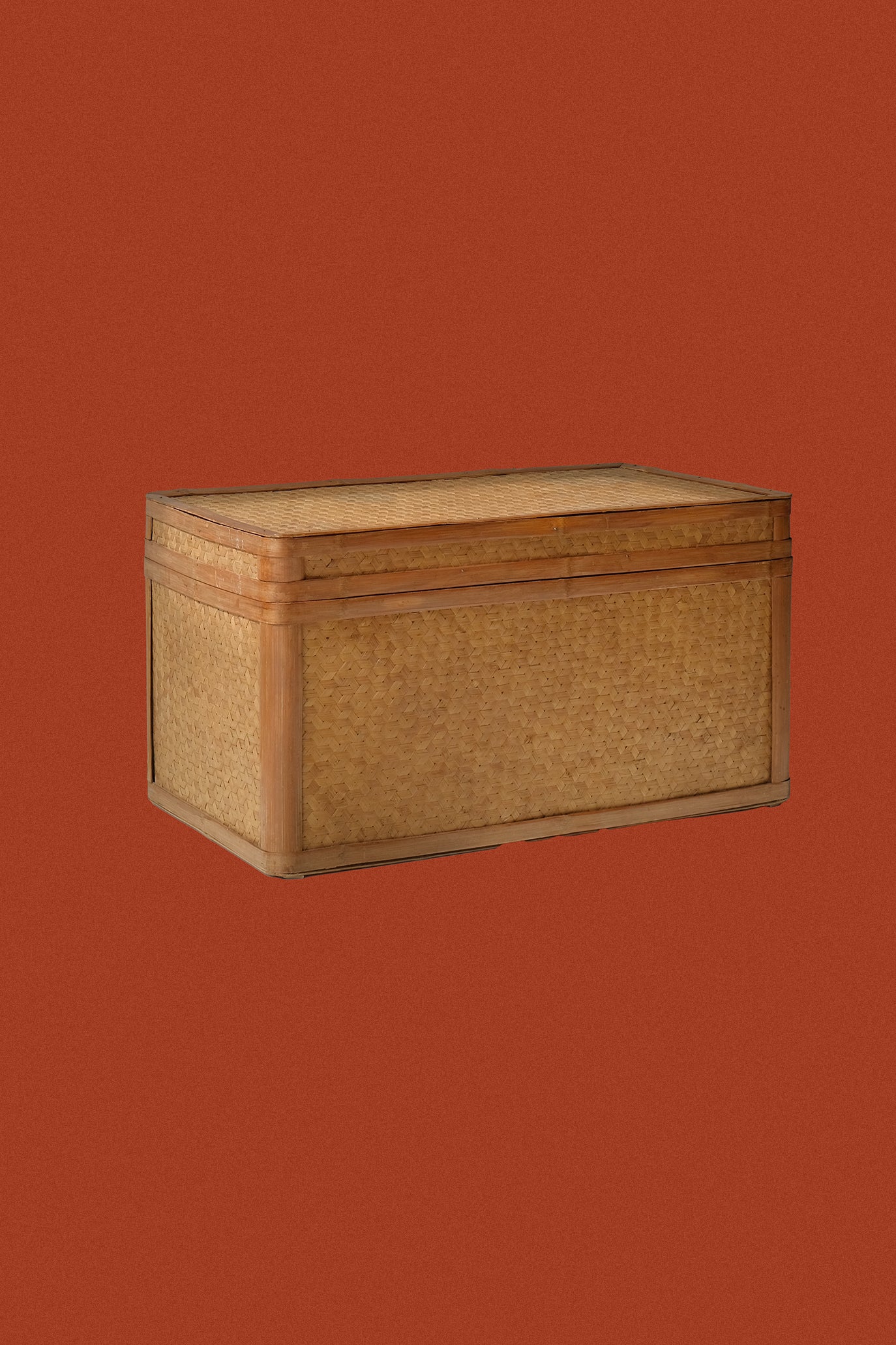 Large Bamboo Chest-Vintage-KIOSK48TH