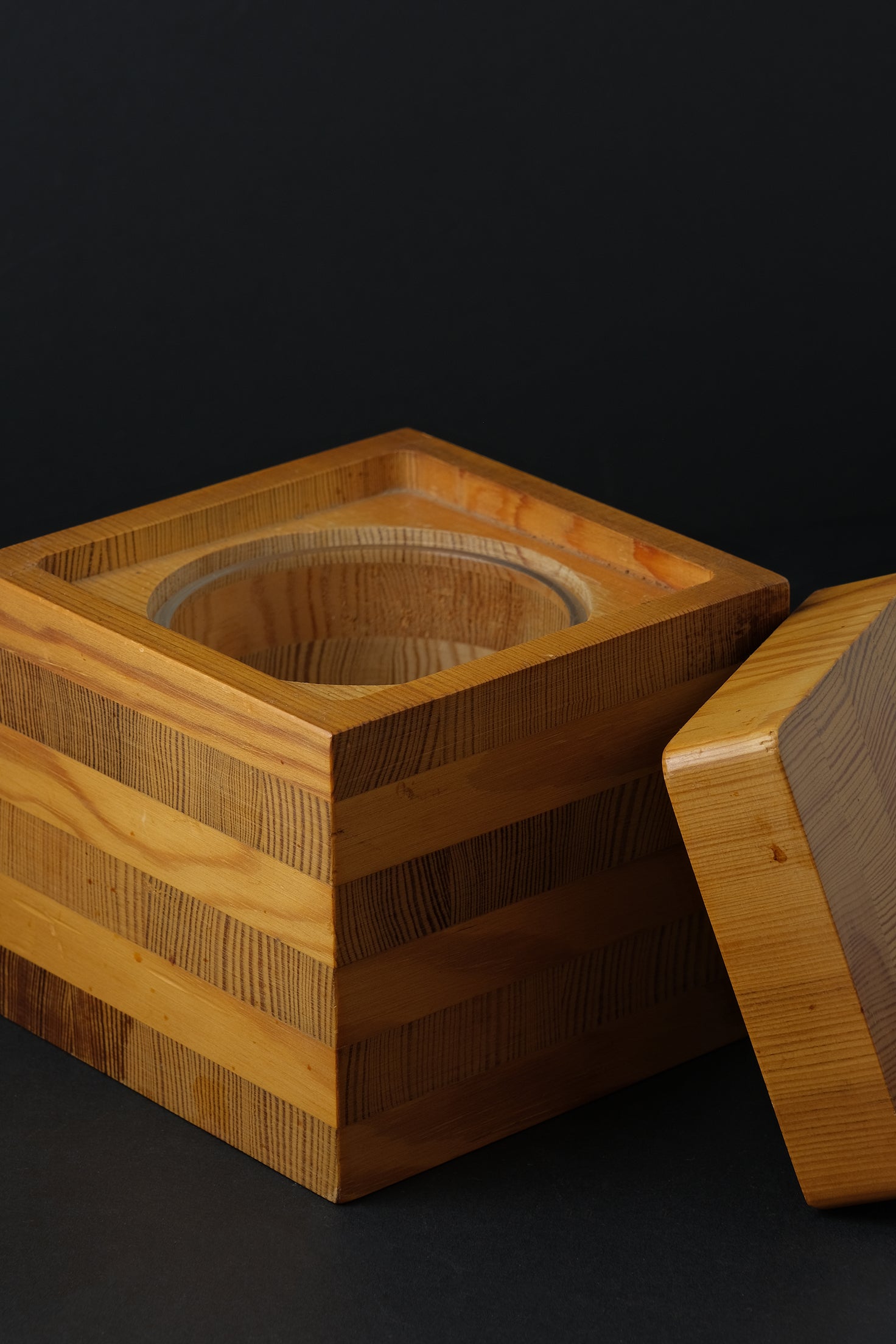 Lidded Pine Jar-Vintage-KIOSK48TH