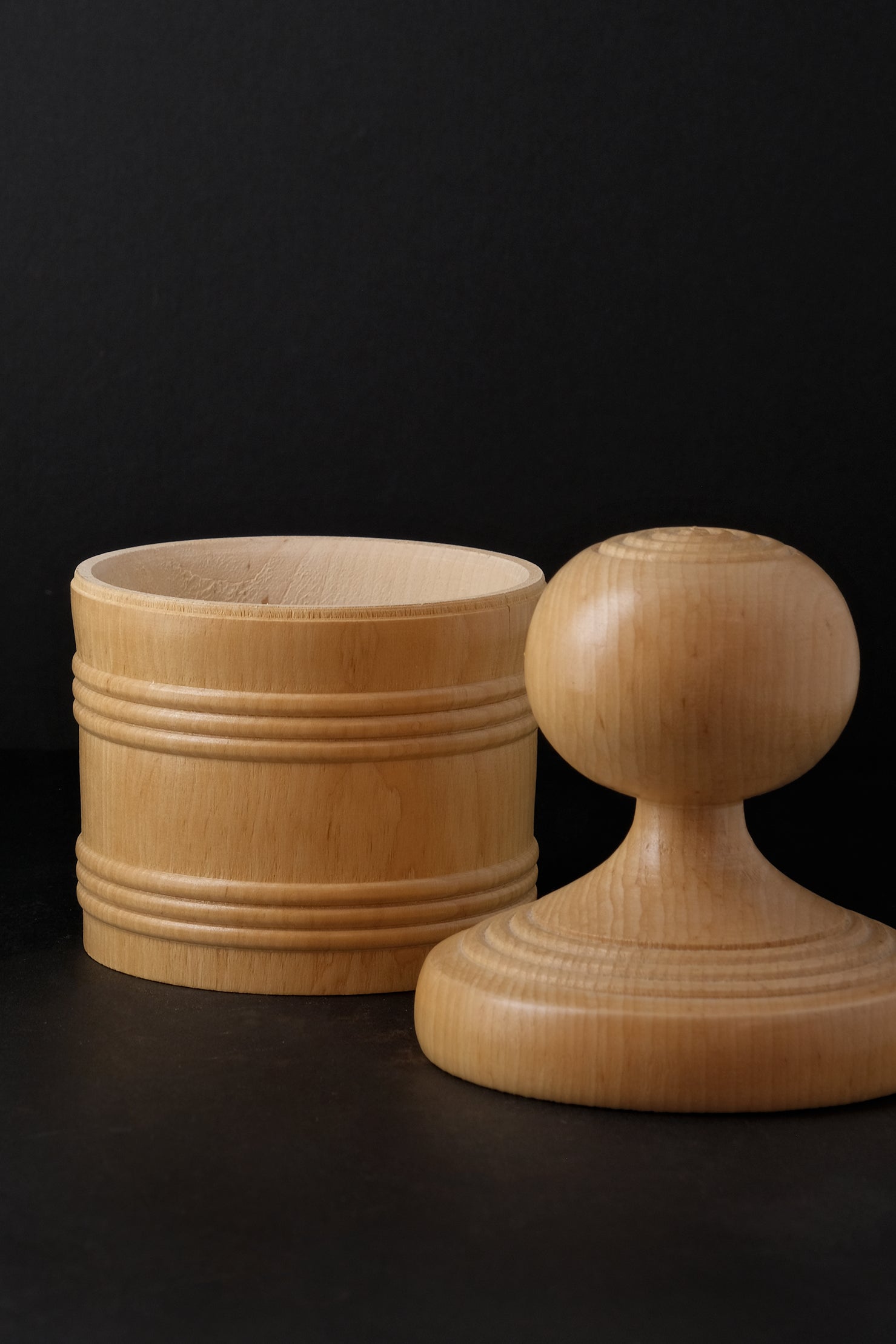 Lidded Wood Jar-Vintage-KIOSK48TH