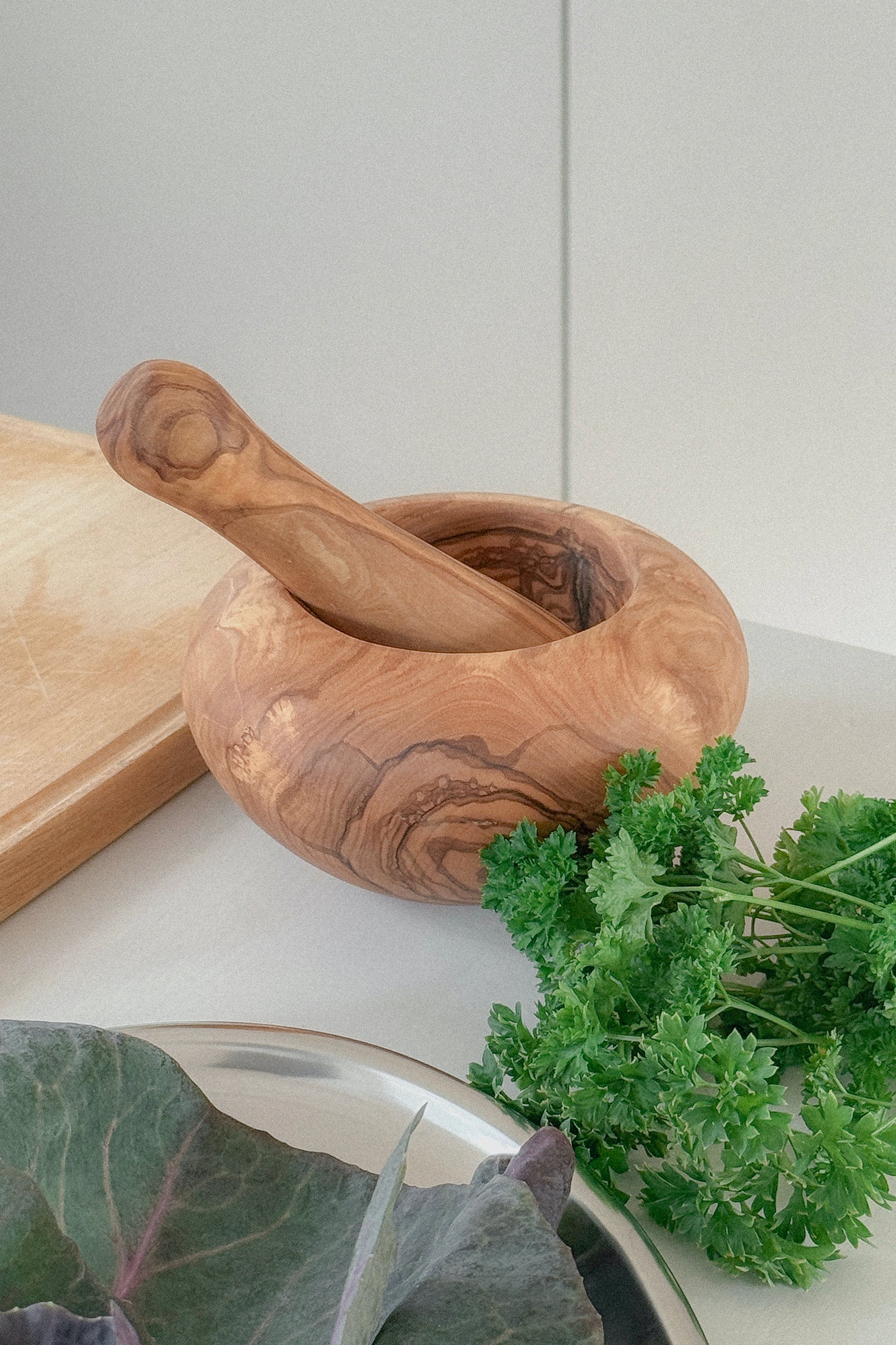 Mortar Olive Wood