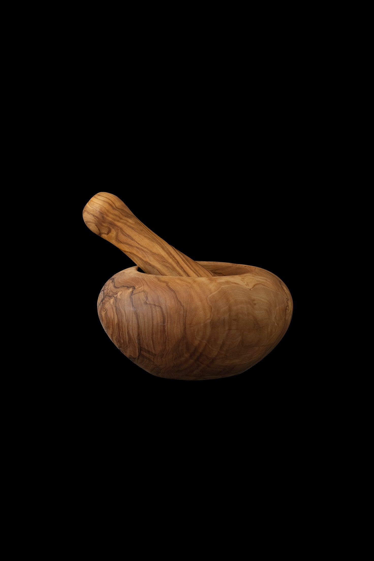Mortar Olive Wood-Inox-KIOSK48TH
