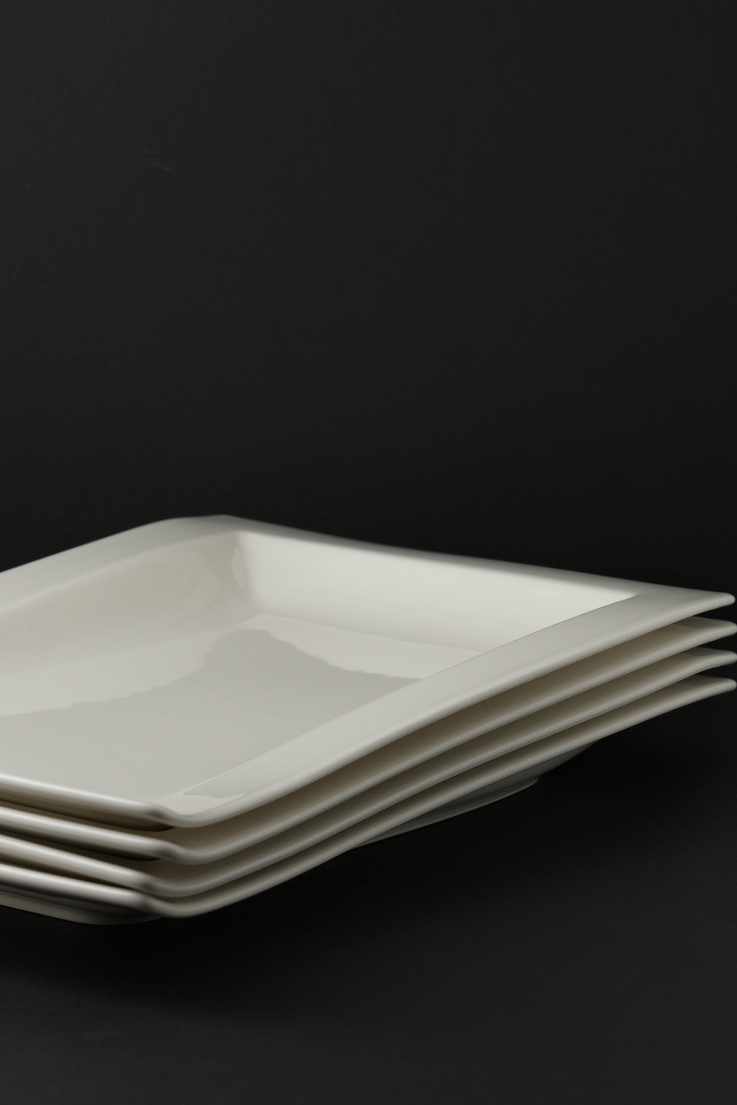 New Wave Rectangle Plates Set of 4-Vintage-KIOSK48TH
