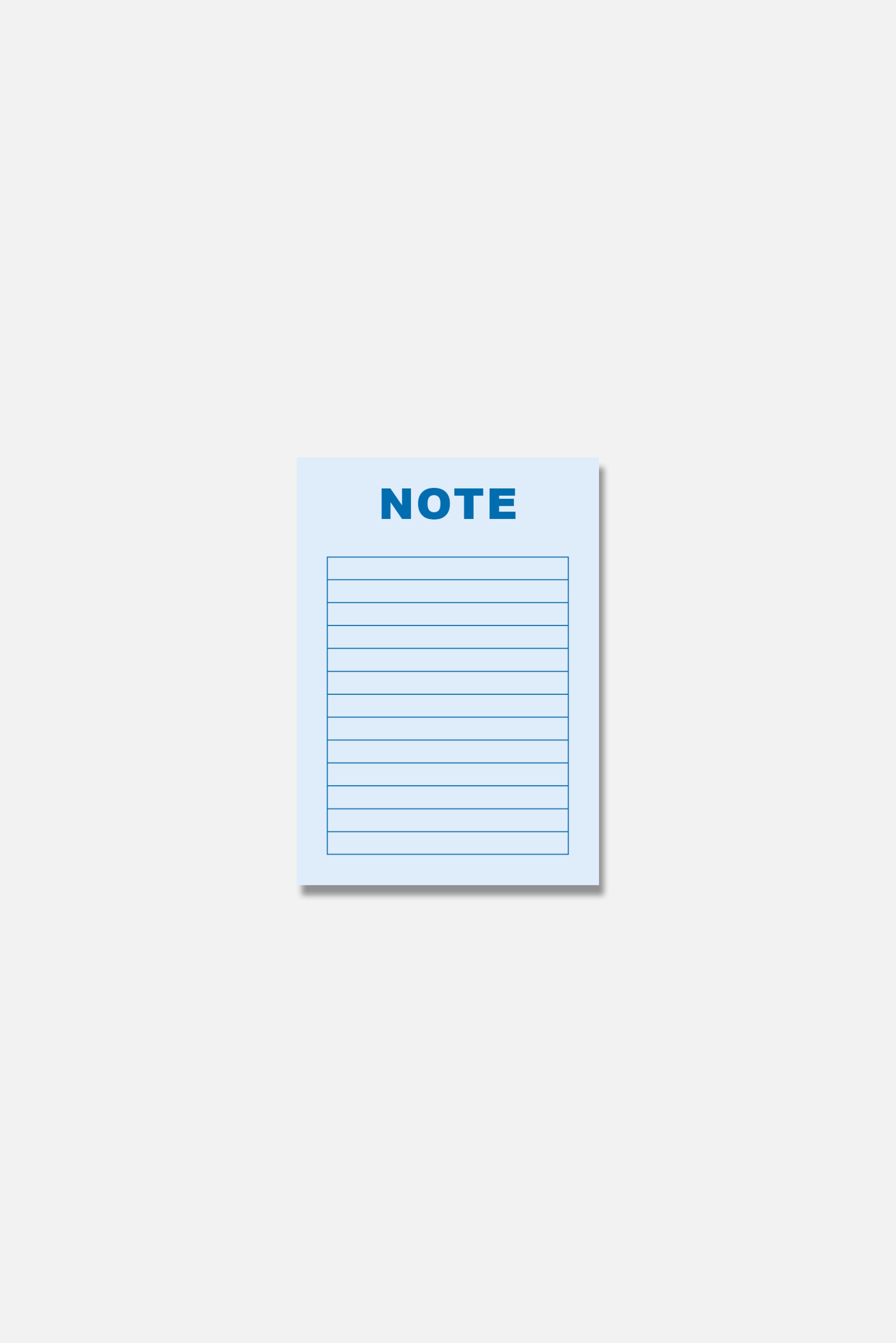 Note Light Blue-KIOSK48TH-KIOSK48TH