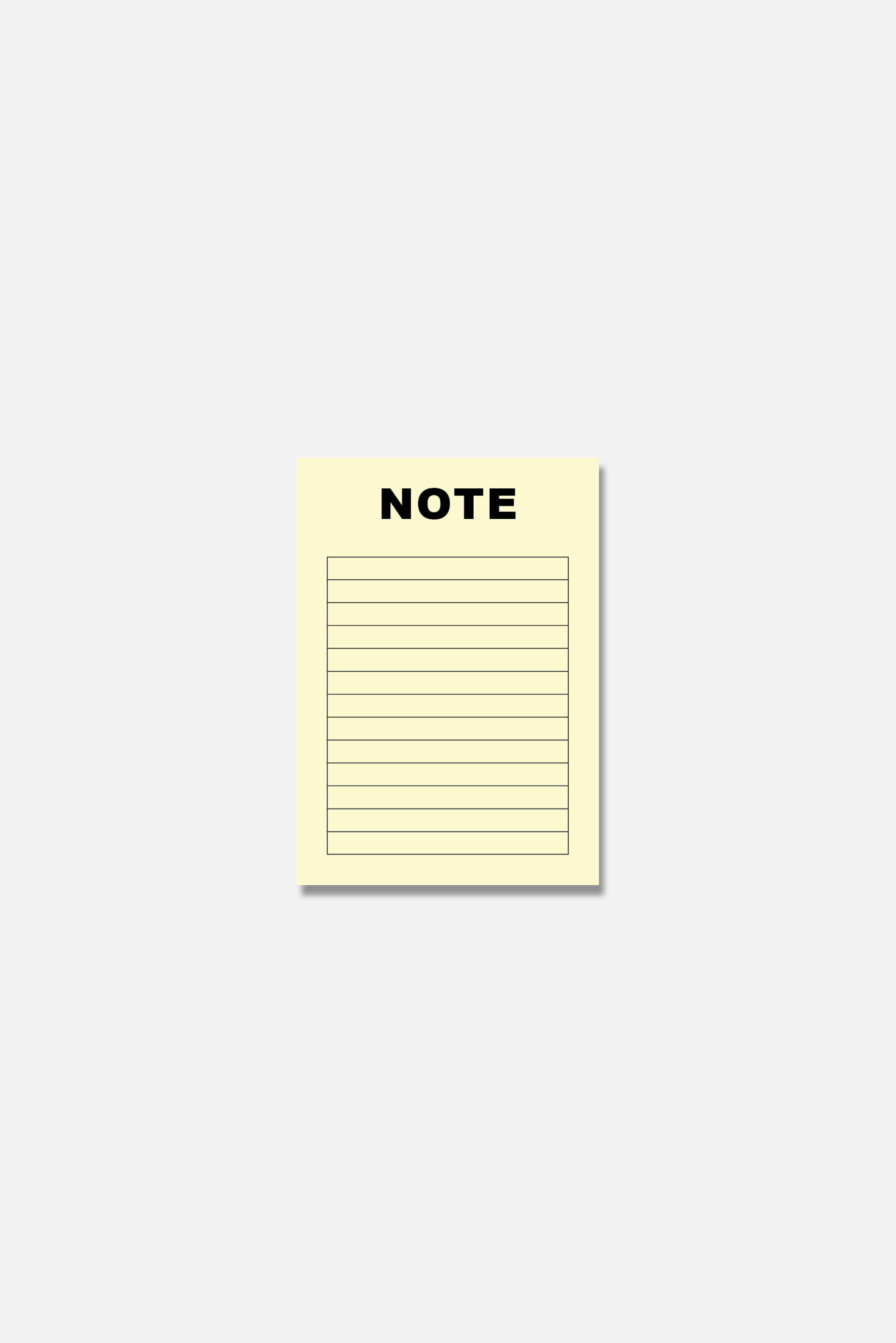 Note Yellow-KIOSK48TH-KIOSK48TH