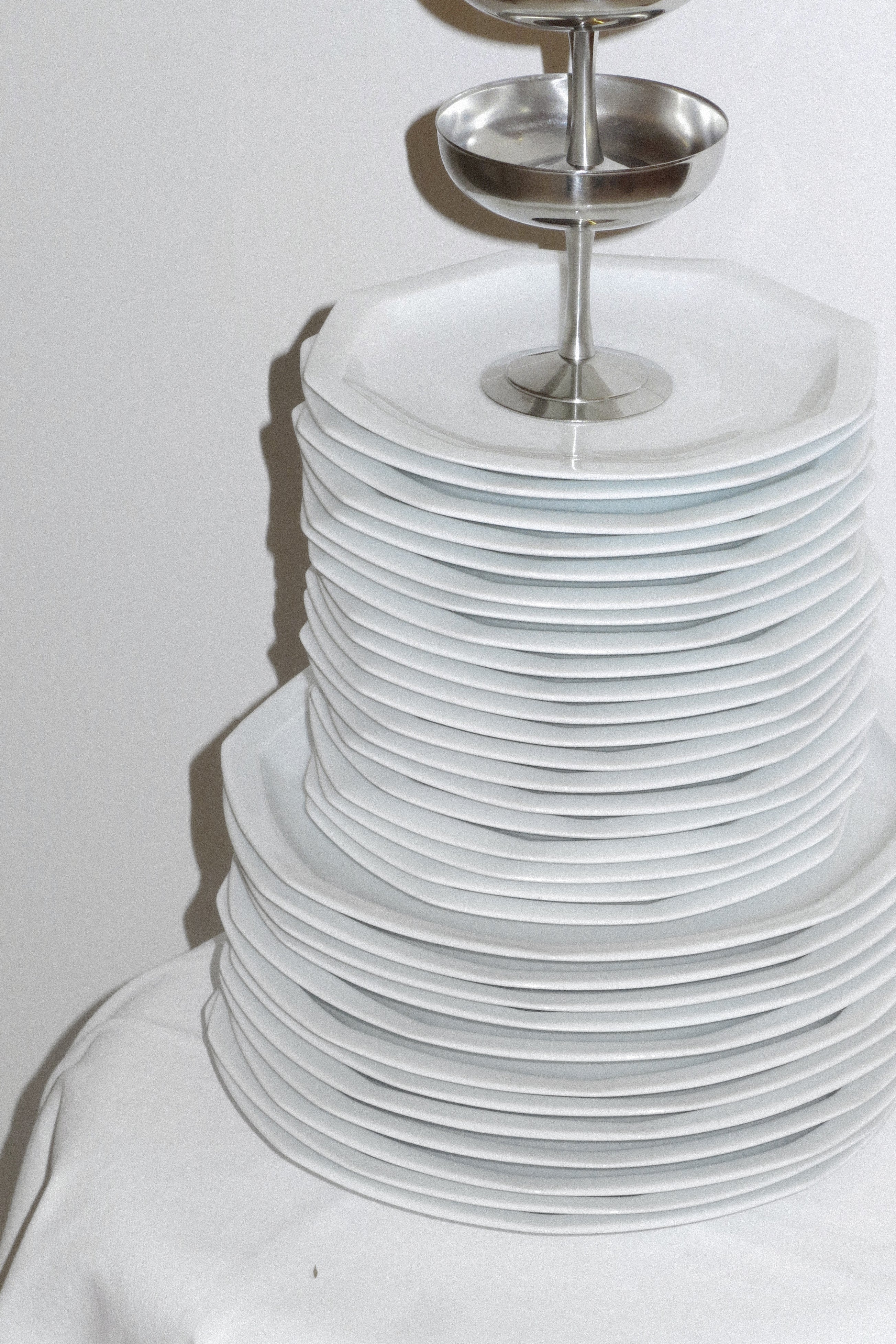 Octangle lunch plate white-Ogre-[interior]-[design]-KIOSK48TH