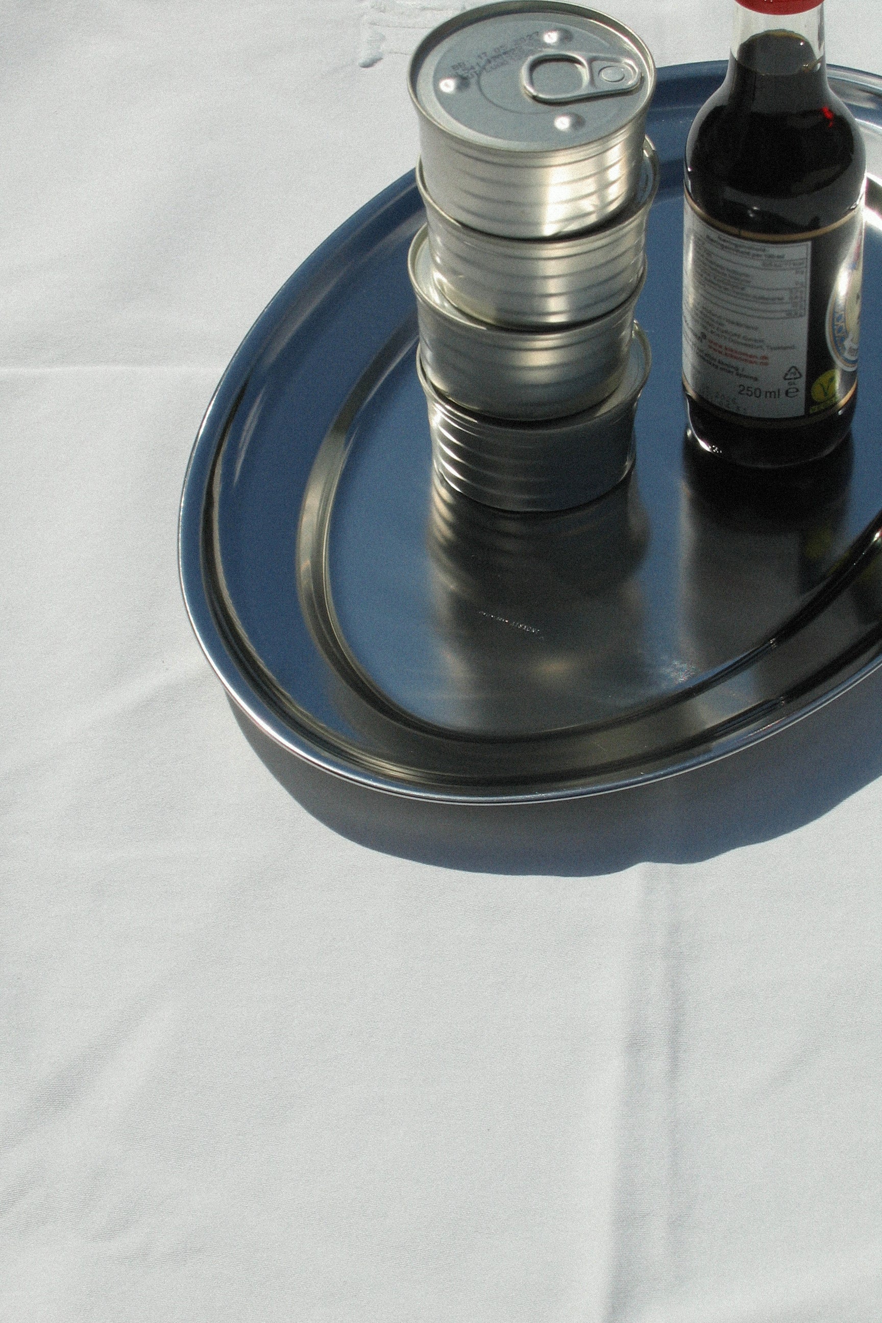 Oval serving tray 2 sizes-Inox-KIOSK48TH