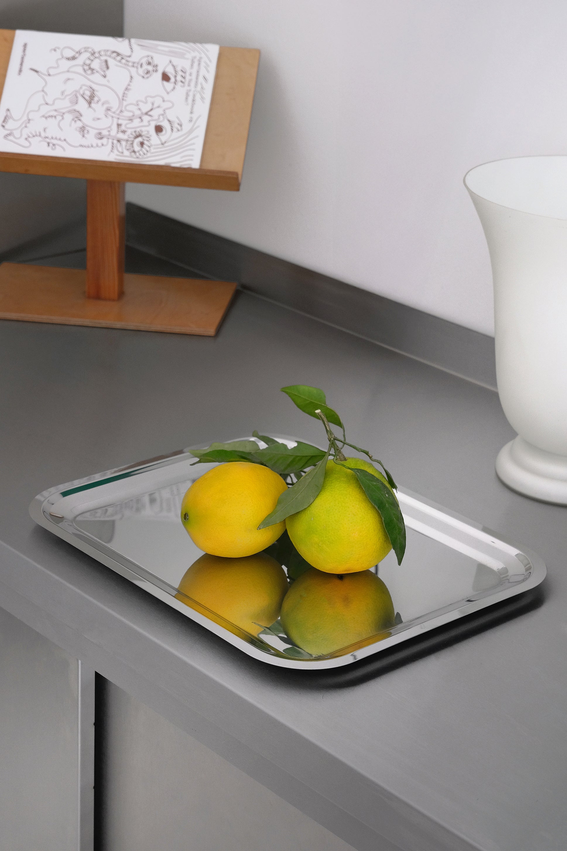 Rectangle tray 40cm-Inox-KIOSK48TH