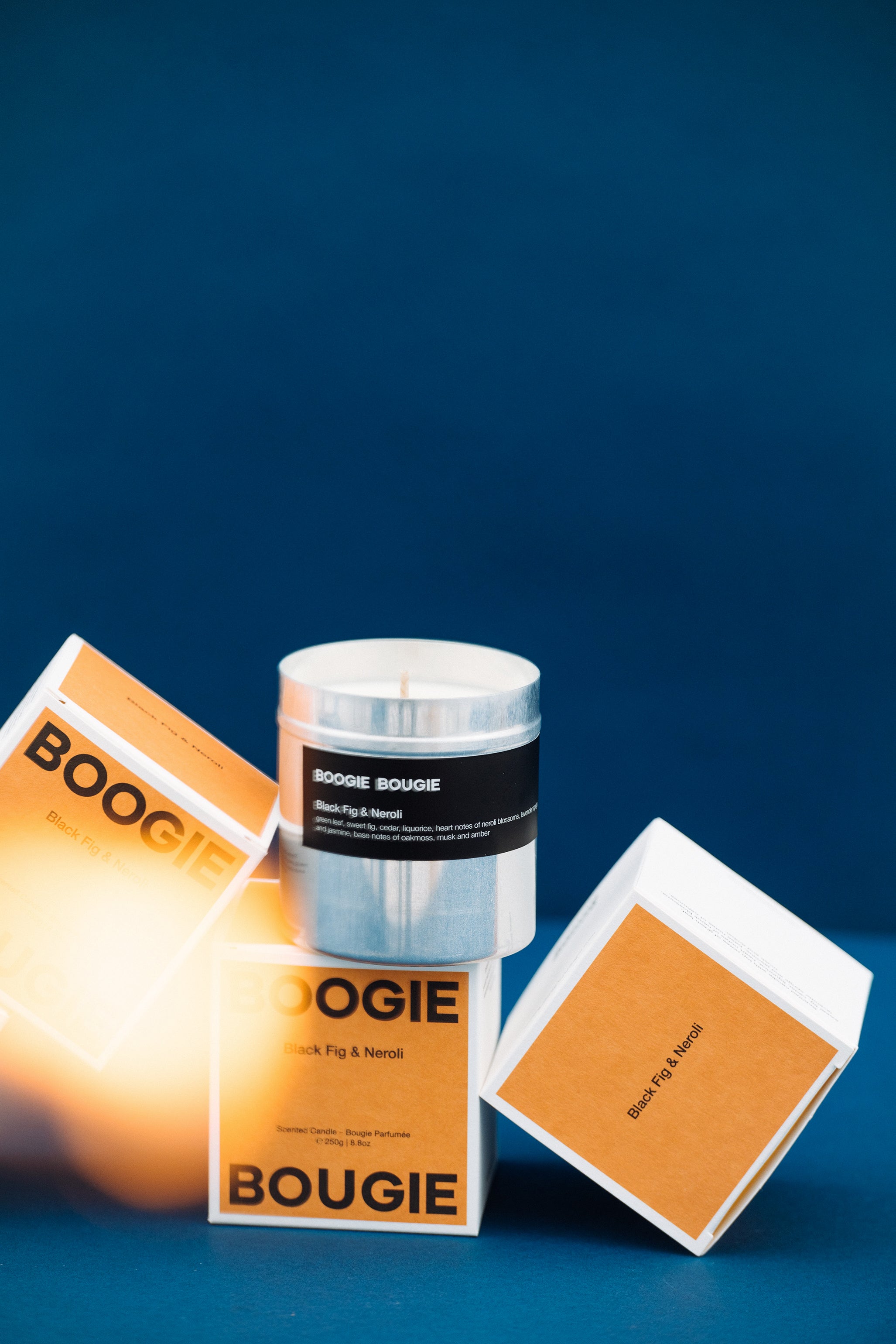 Scented Candle Black Fig & Neroli-Boogie Bougie-KIOSK48TH