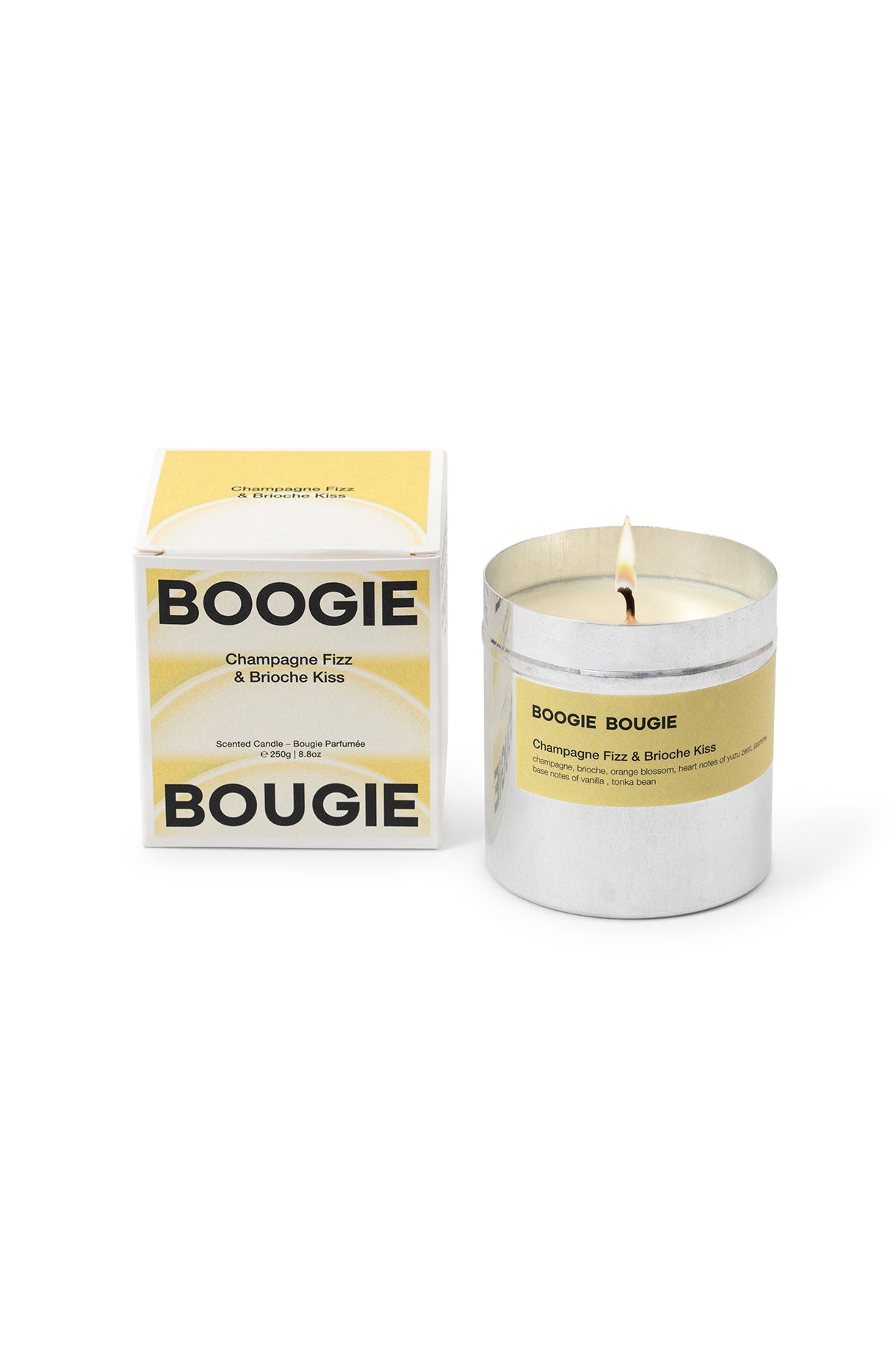 Scented Candle Champagne Fizz & Brioche Kiss-Boogie Bougie-KIOSK48TH