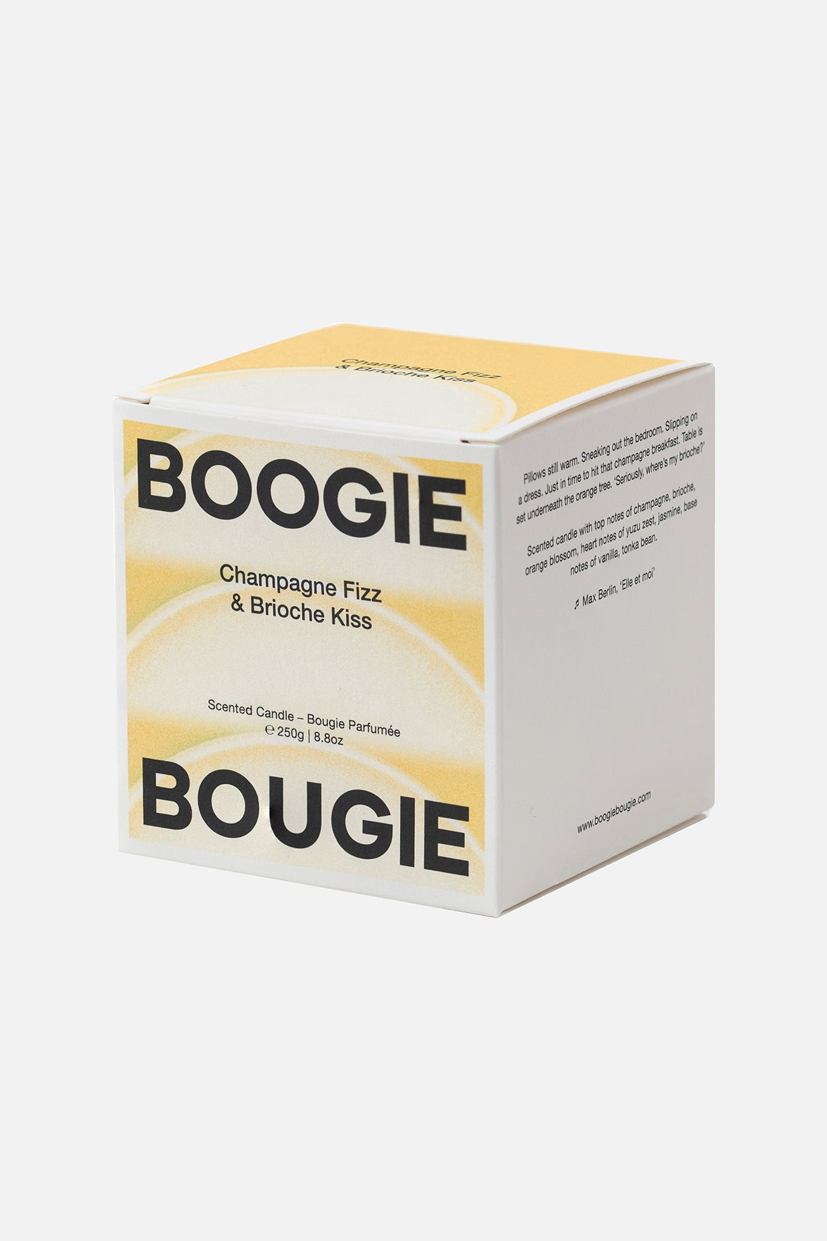 Scented Candle Champagne Fizz & Brioche Kiss-Boogie Bougie-KIOSK48TH