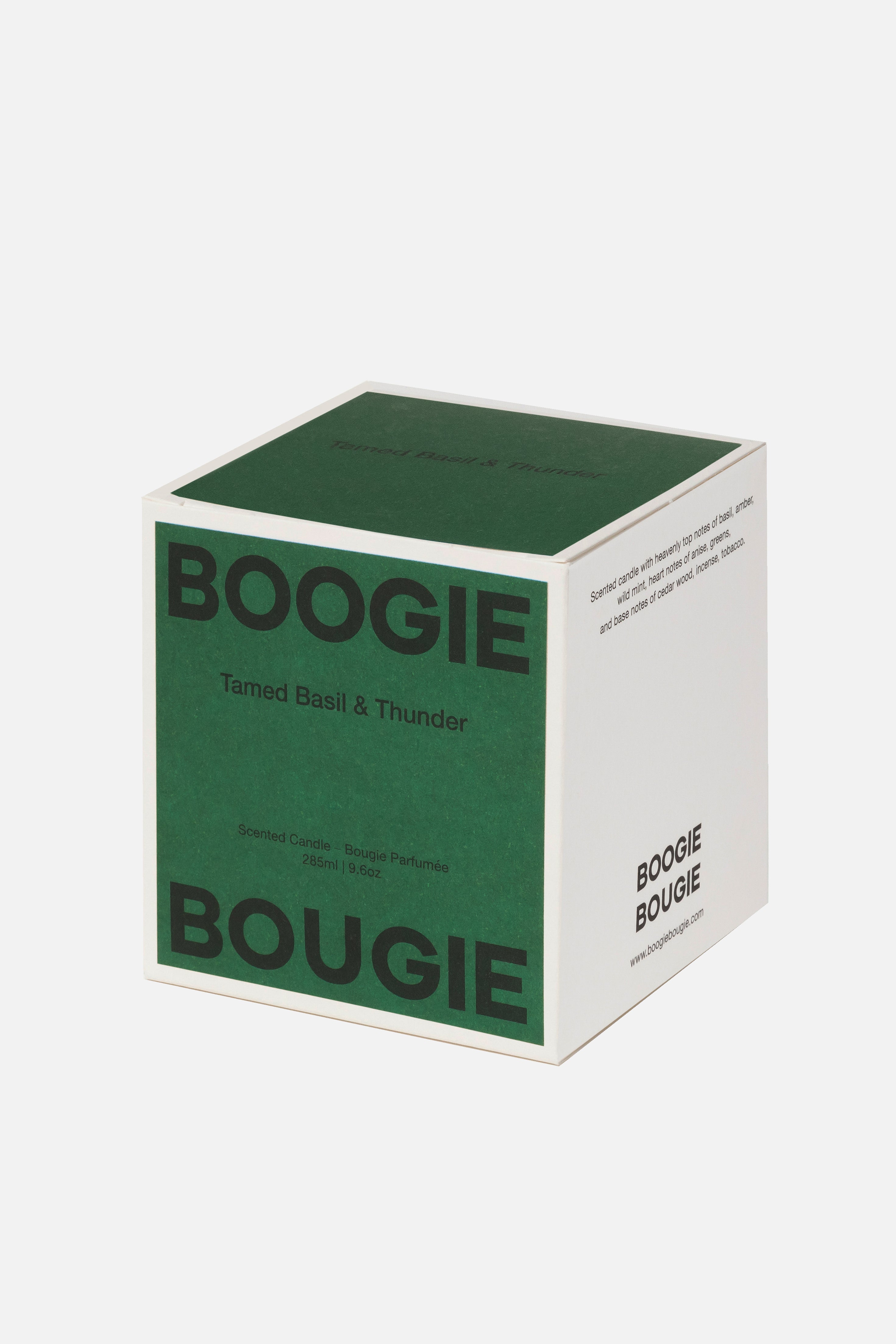 Scented Candle Tamed Basil & Thunder-Boogie Bougie-KIOSK48TH