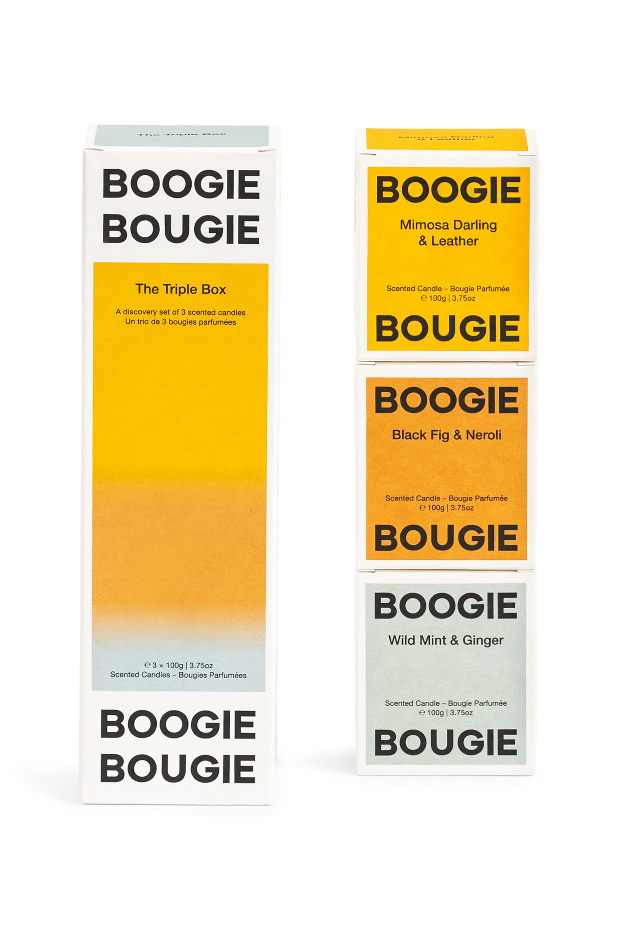 Scented Candle Triple Box While Summer Shifts-Boogie Bougie-KIOSK48TH