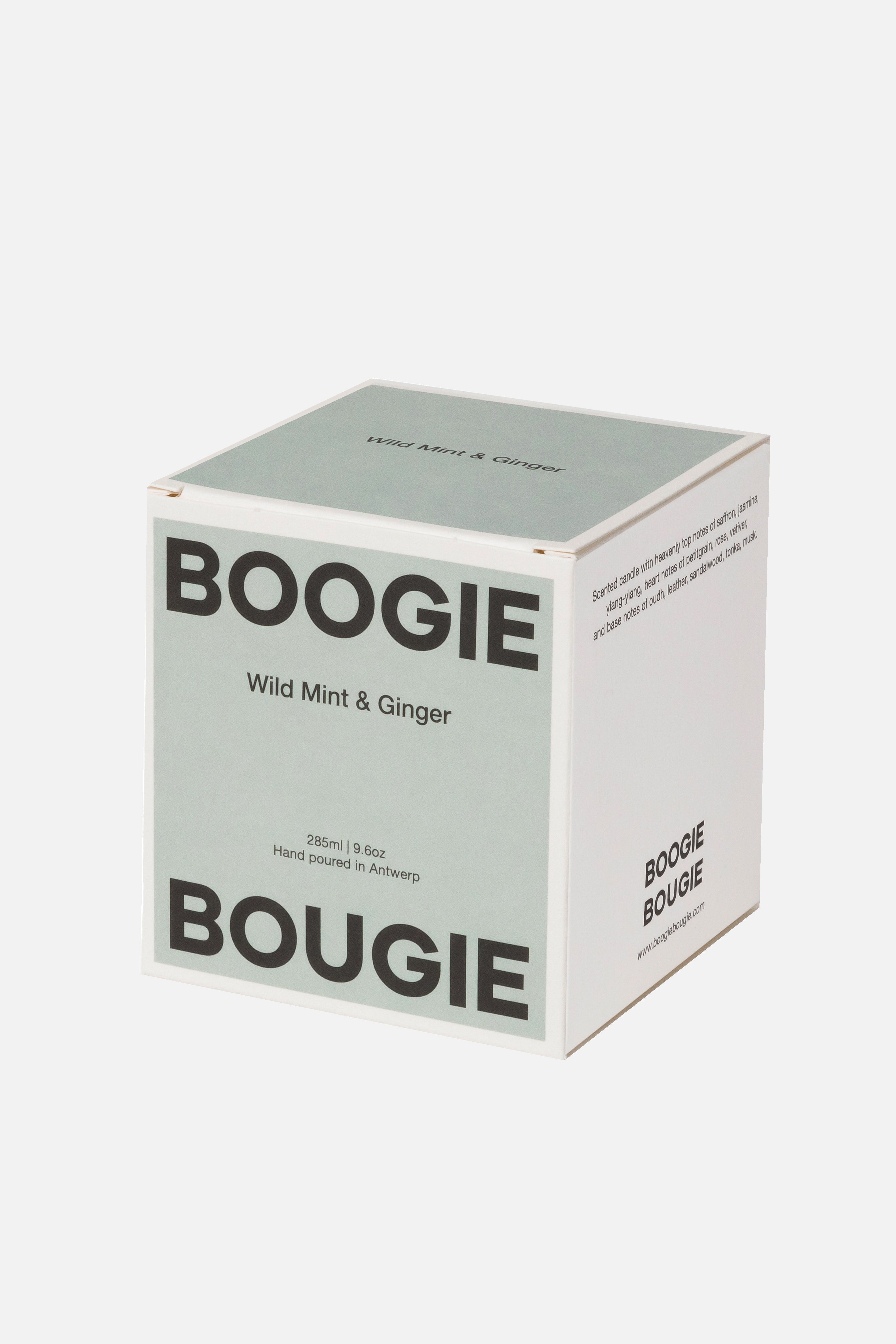 Scented Candle Wild Mint & Ginger-Boogie Bougie-KIOSK48TH